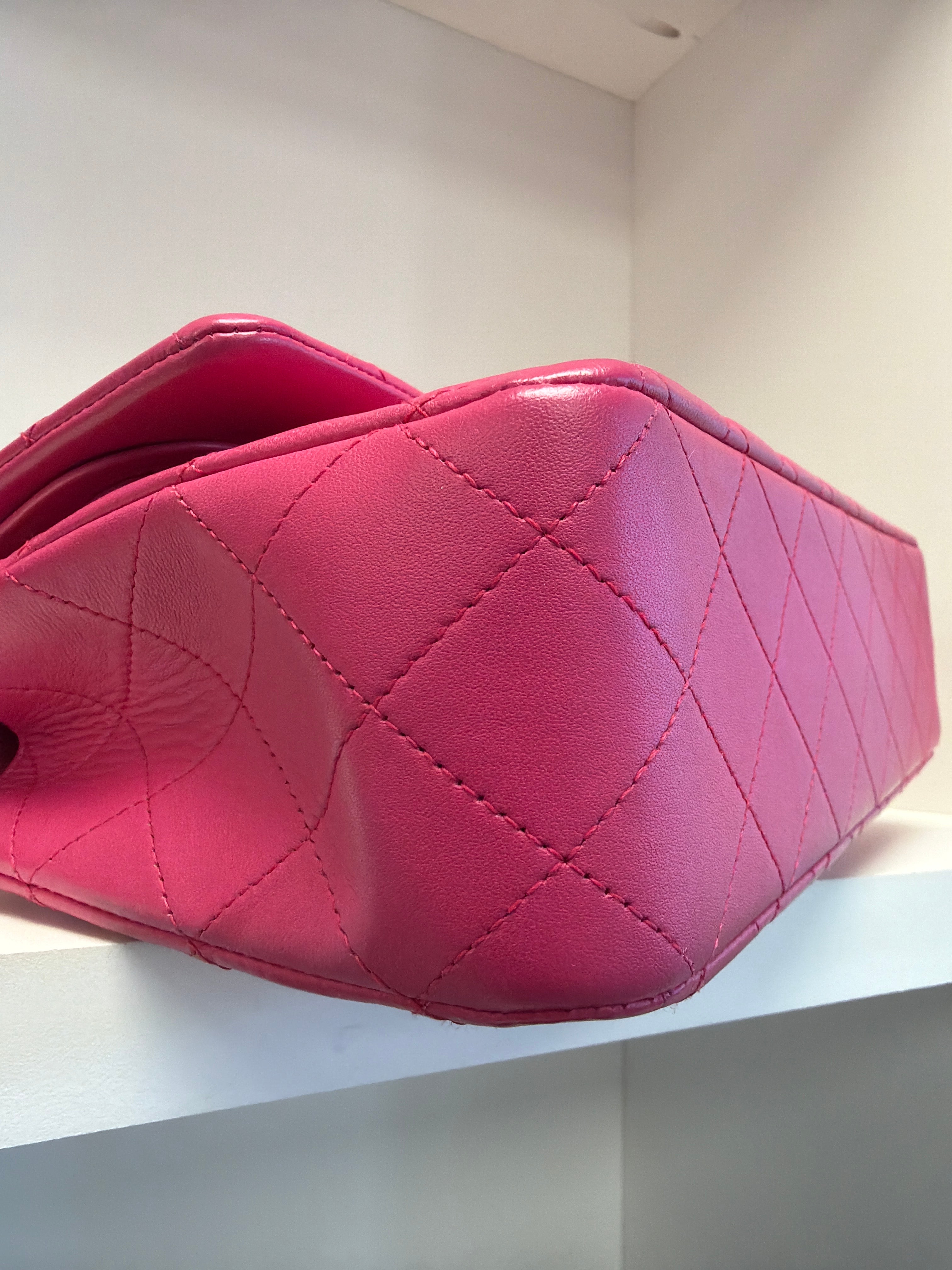 Chanel Pink Double Flap size Medium