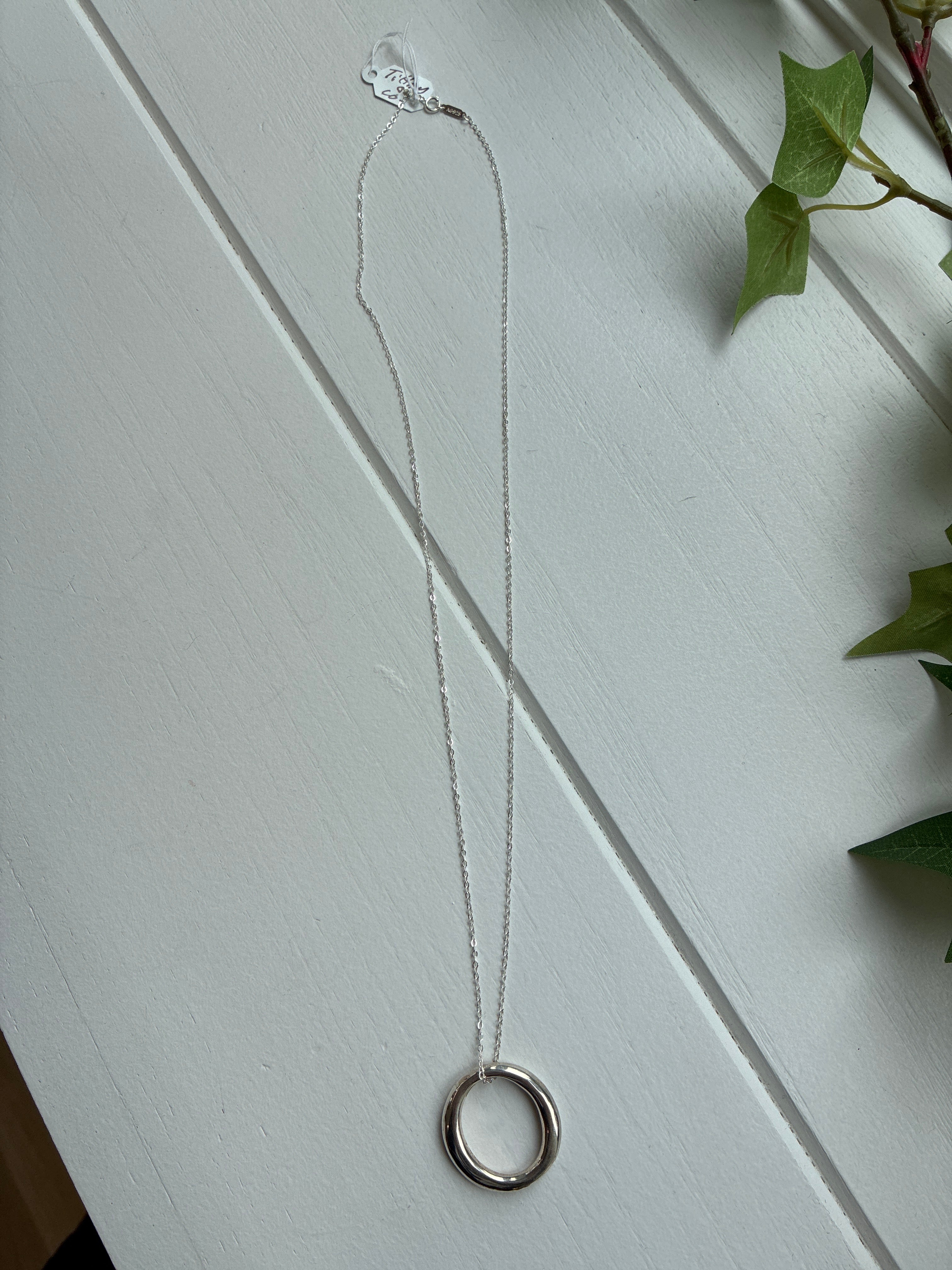 Tiffany & Co. 1837 Circle Pendant Necklace
