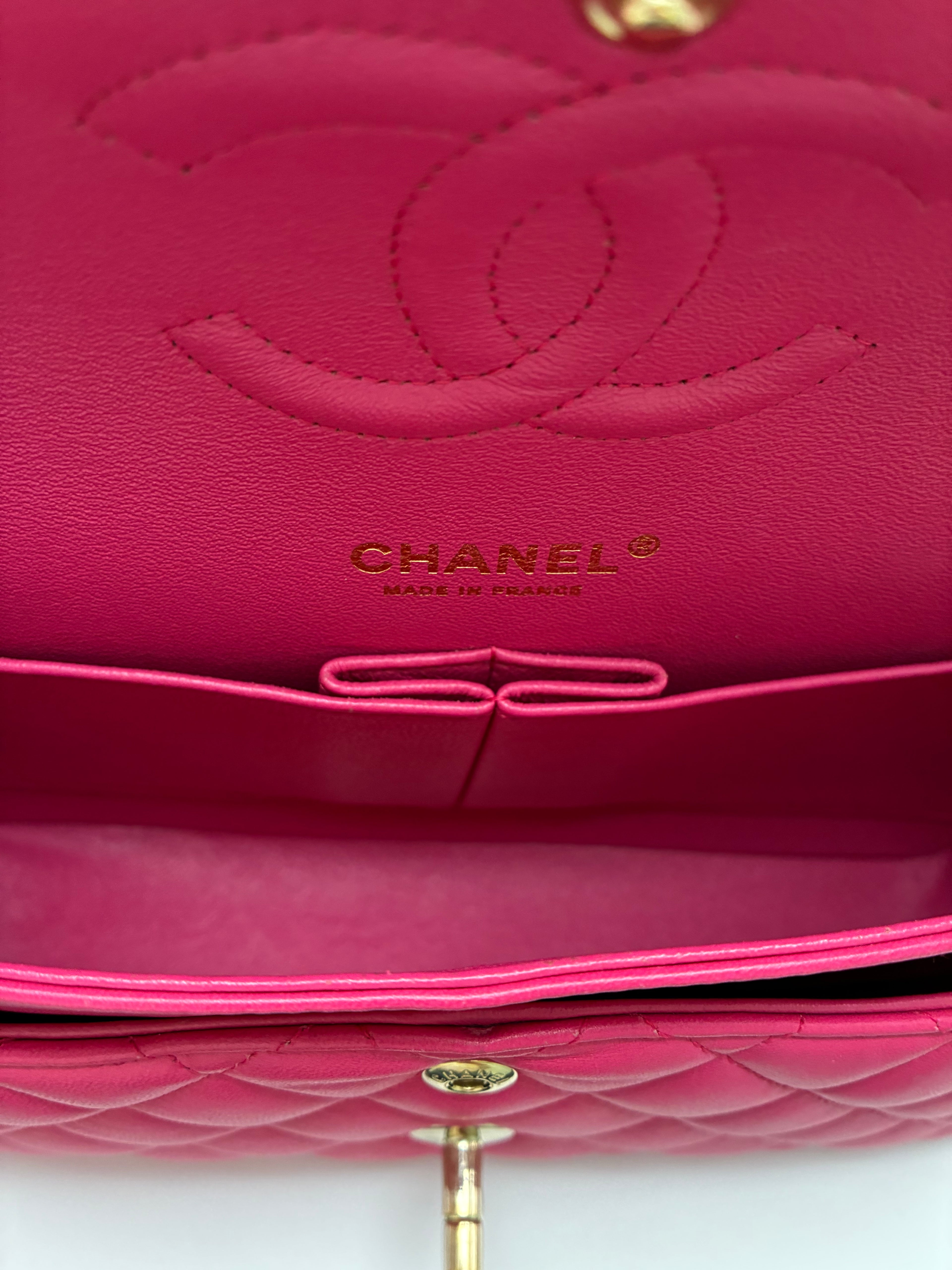 Chanel Pink Double Flap size Medium