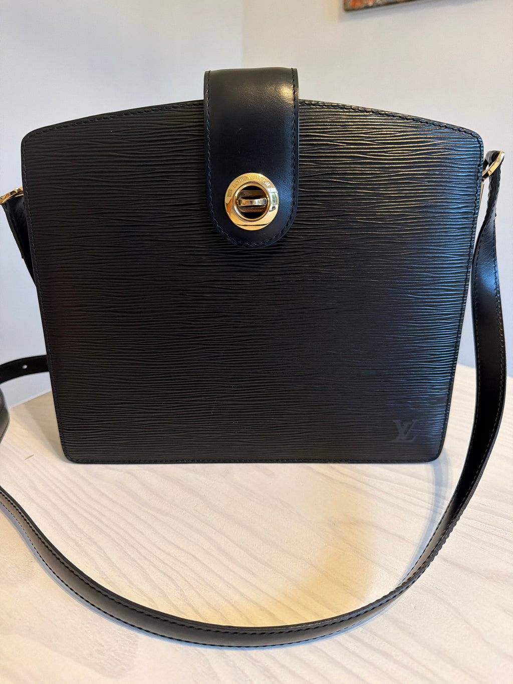 Louis Vuitton Capucines Noir Epi Crossbody