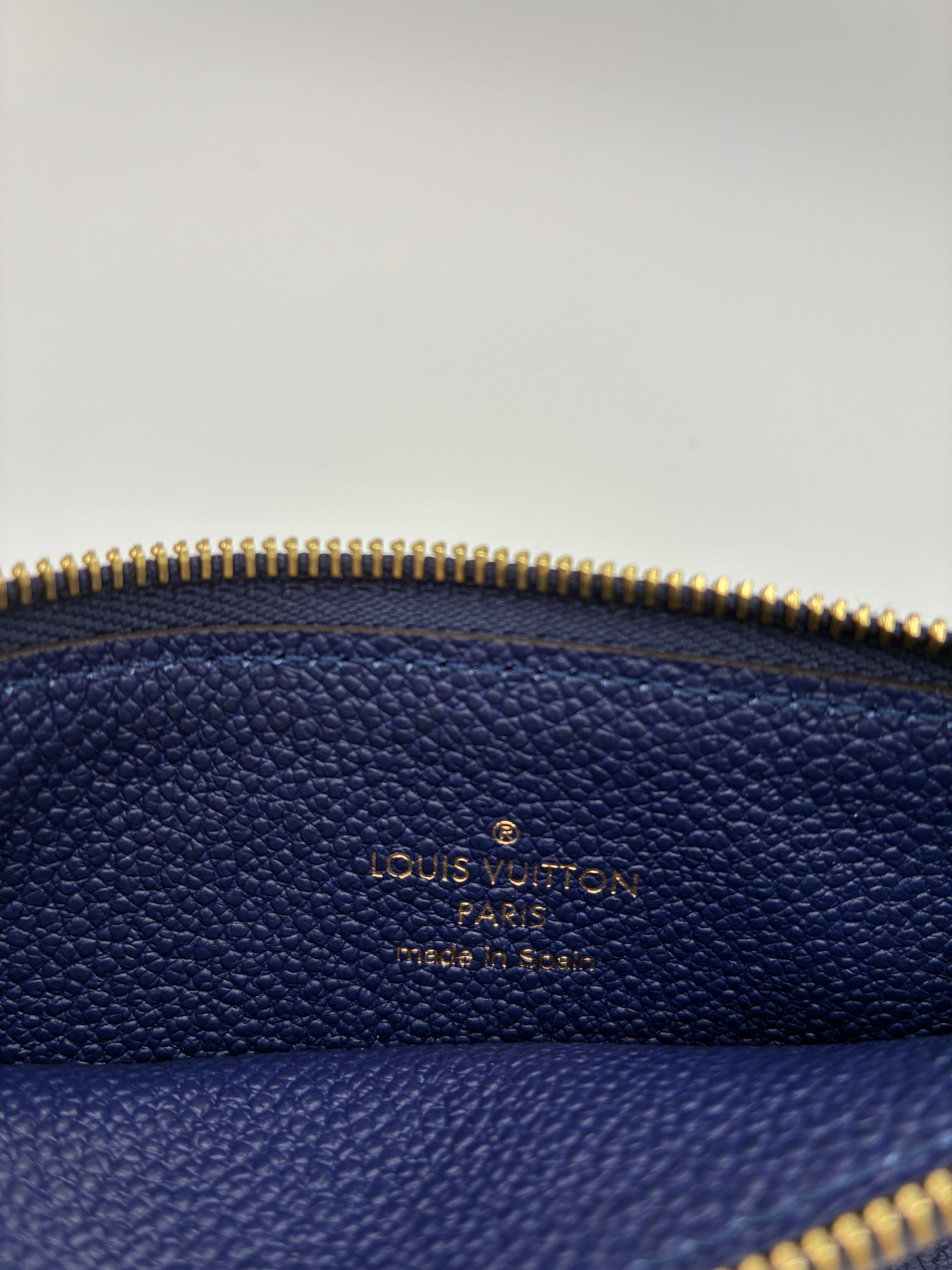 Louis Vuitton Iris Monogram Empreinte Portefeuille Curieuse Wallet & Zipper pouch