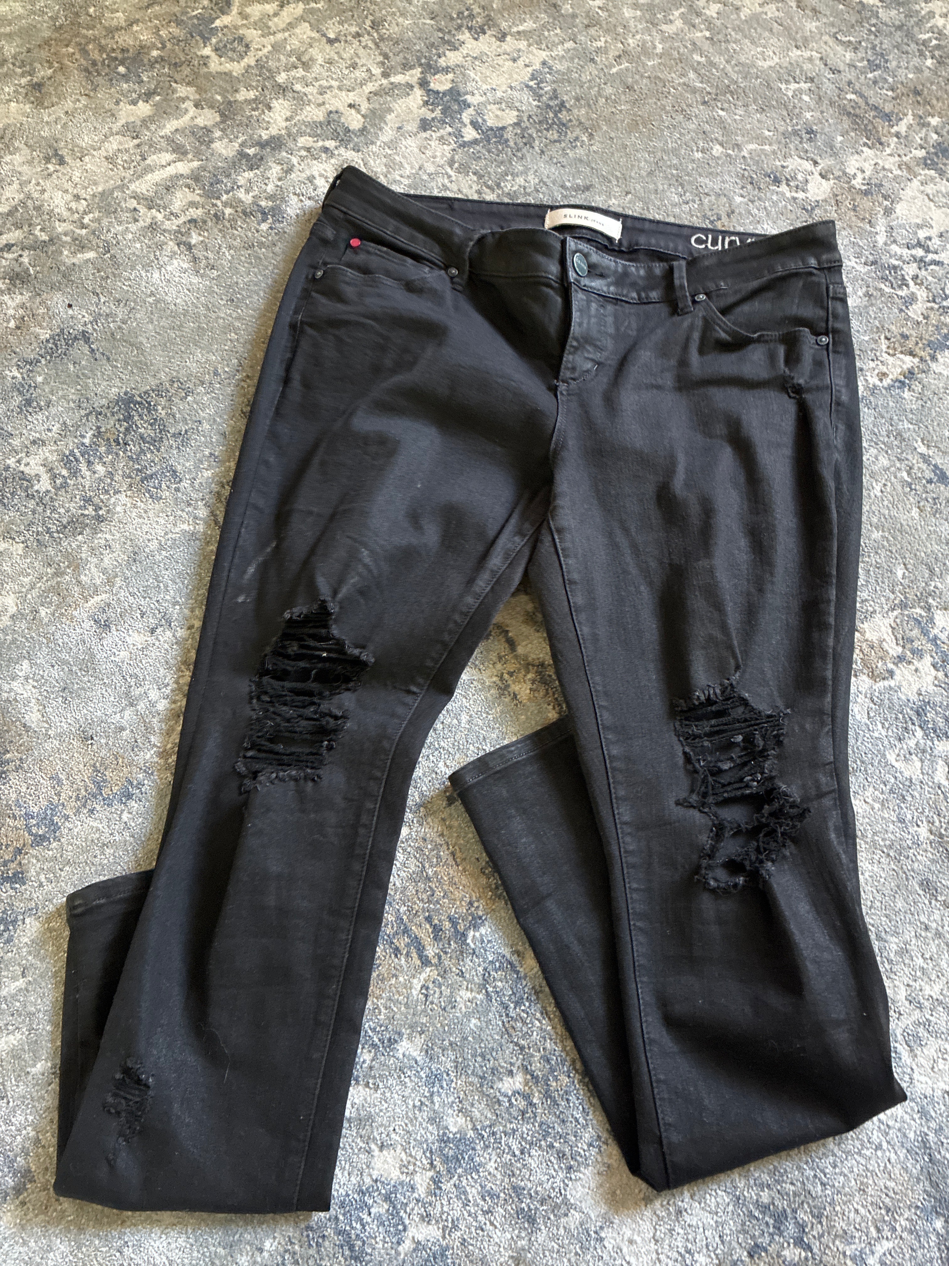 Slink Black Curvy Skinny Jeans