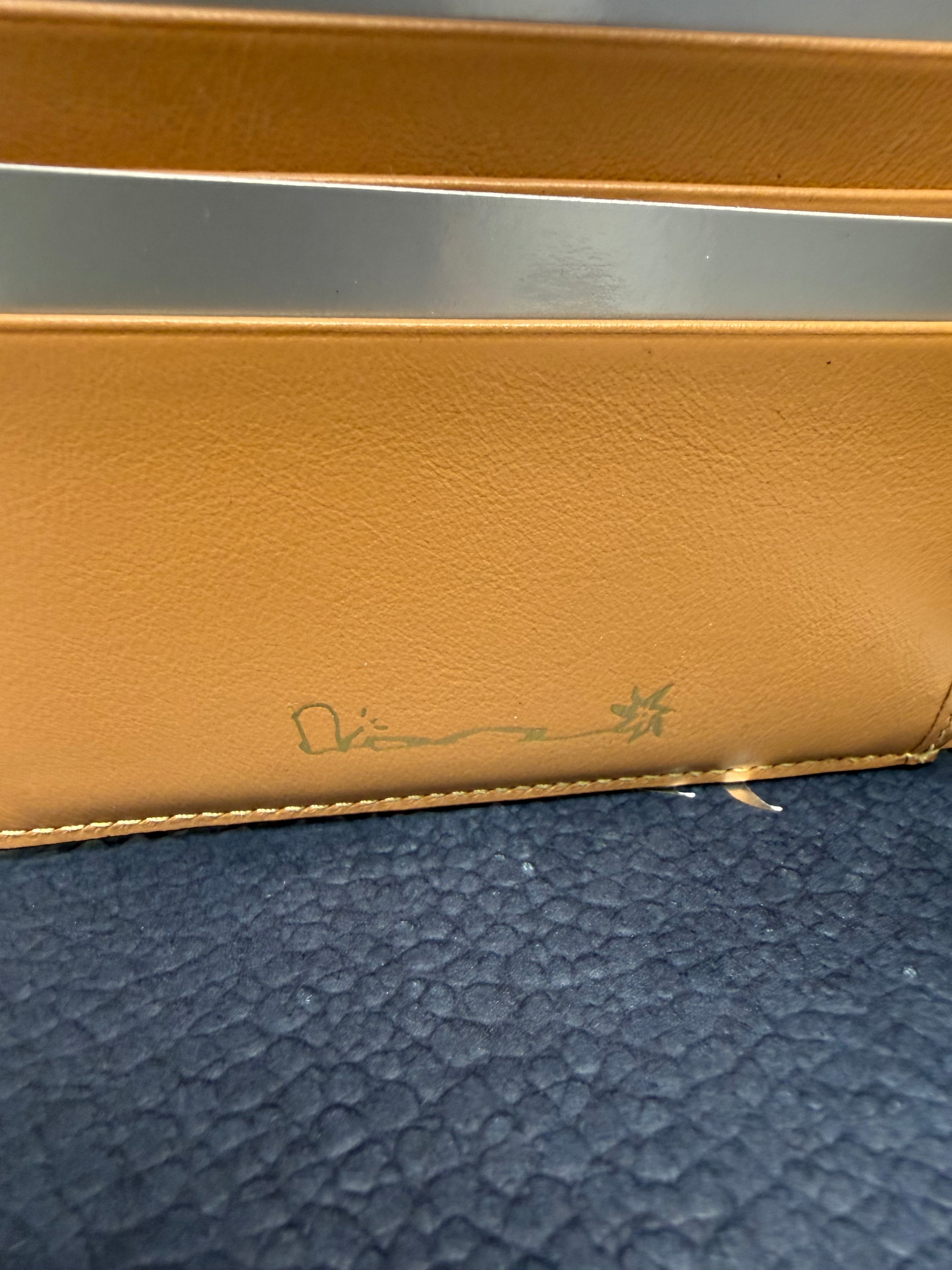 Dior x Cactus Jack Card Holder in Neon Green and Black Snakeskin- Travis Scott- Brand New!