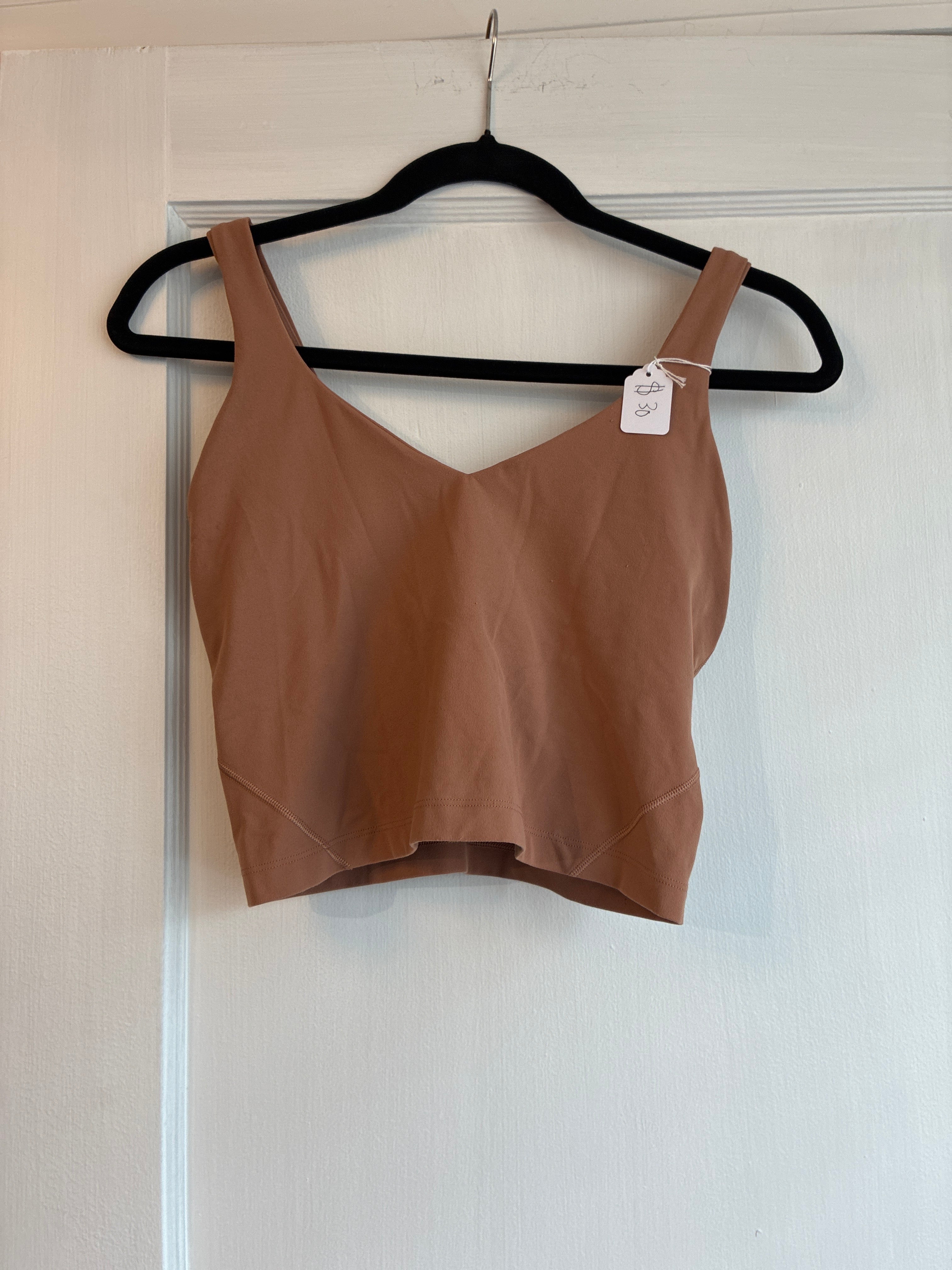 Cropped Work Out Top - Lulu Lemon