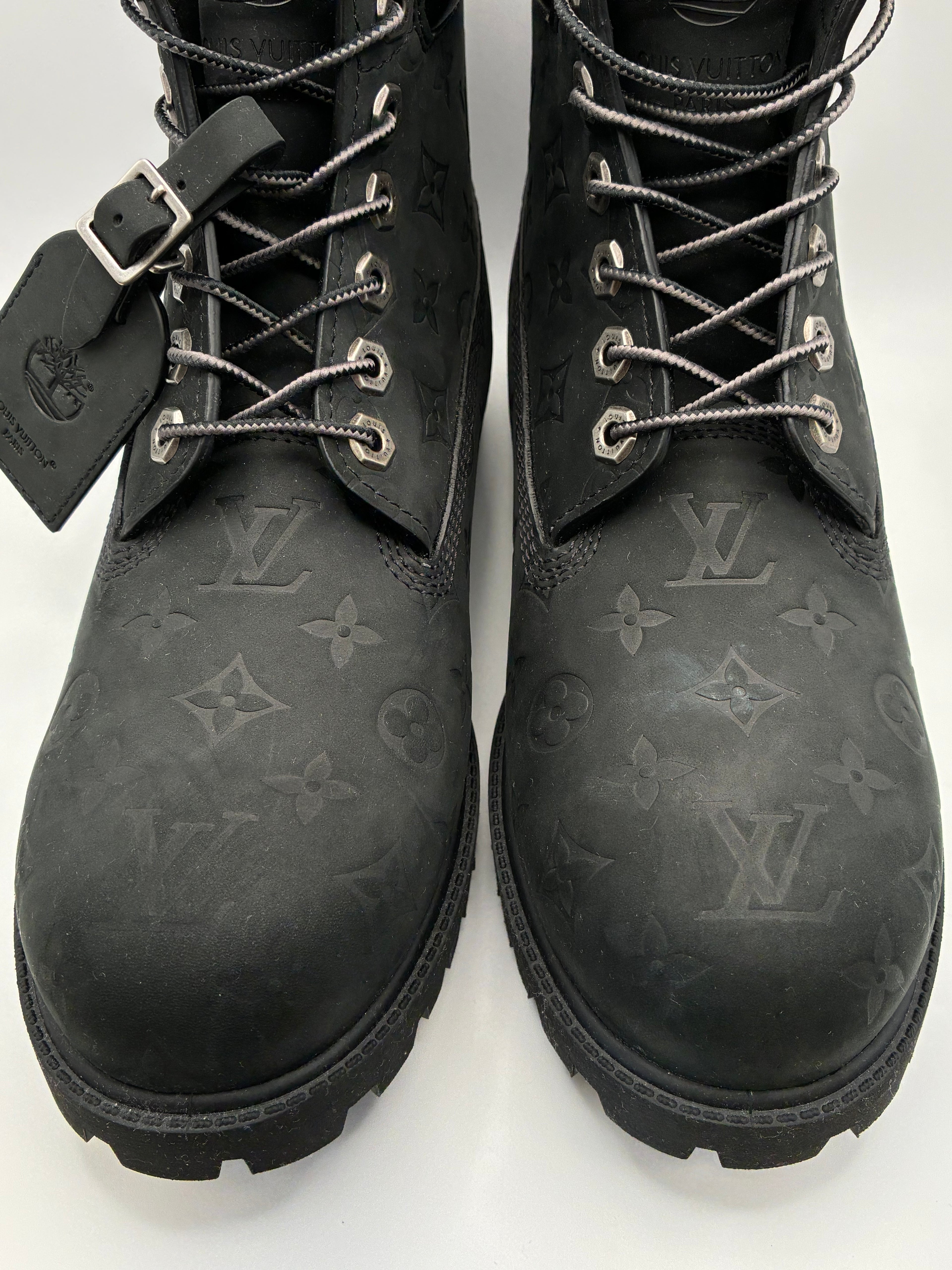 Louis Vuitton x Timberland 6-Inch Ankle Boot Embossed Monogram - Black