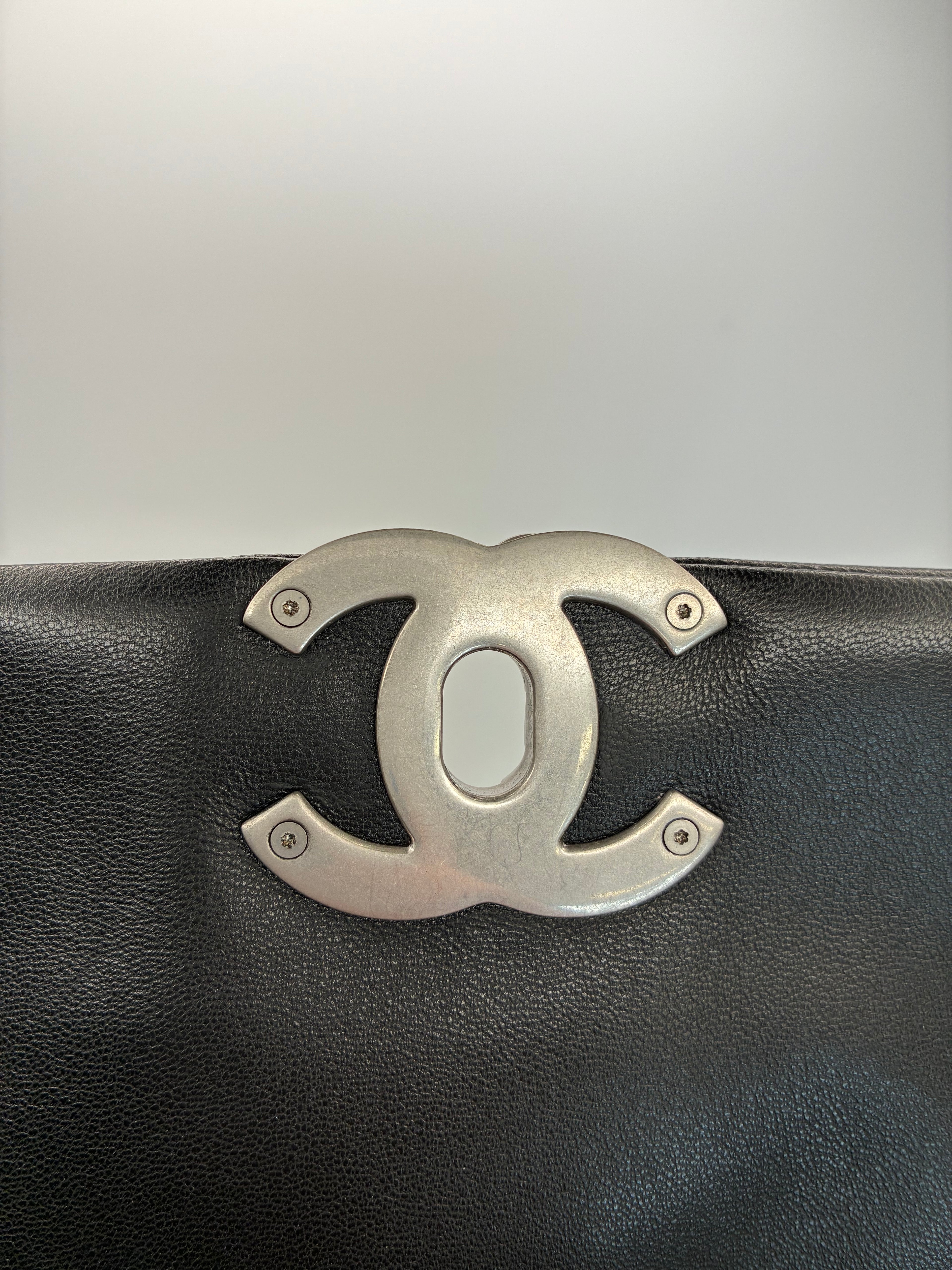 Chanel Black C19 ✨Rare! Reverse Hardware - Size Small