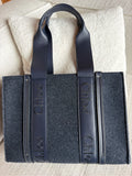 Chloe Tote Blue Woody