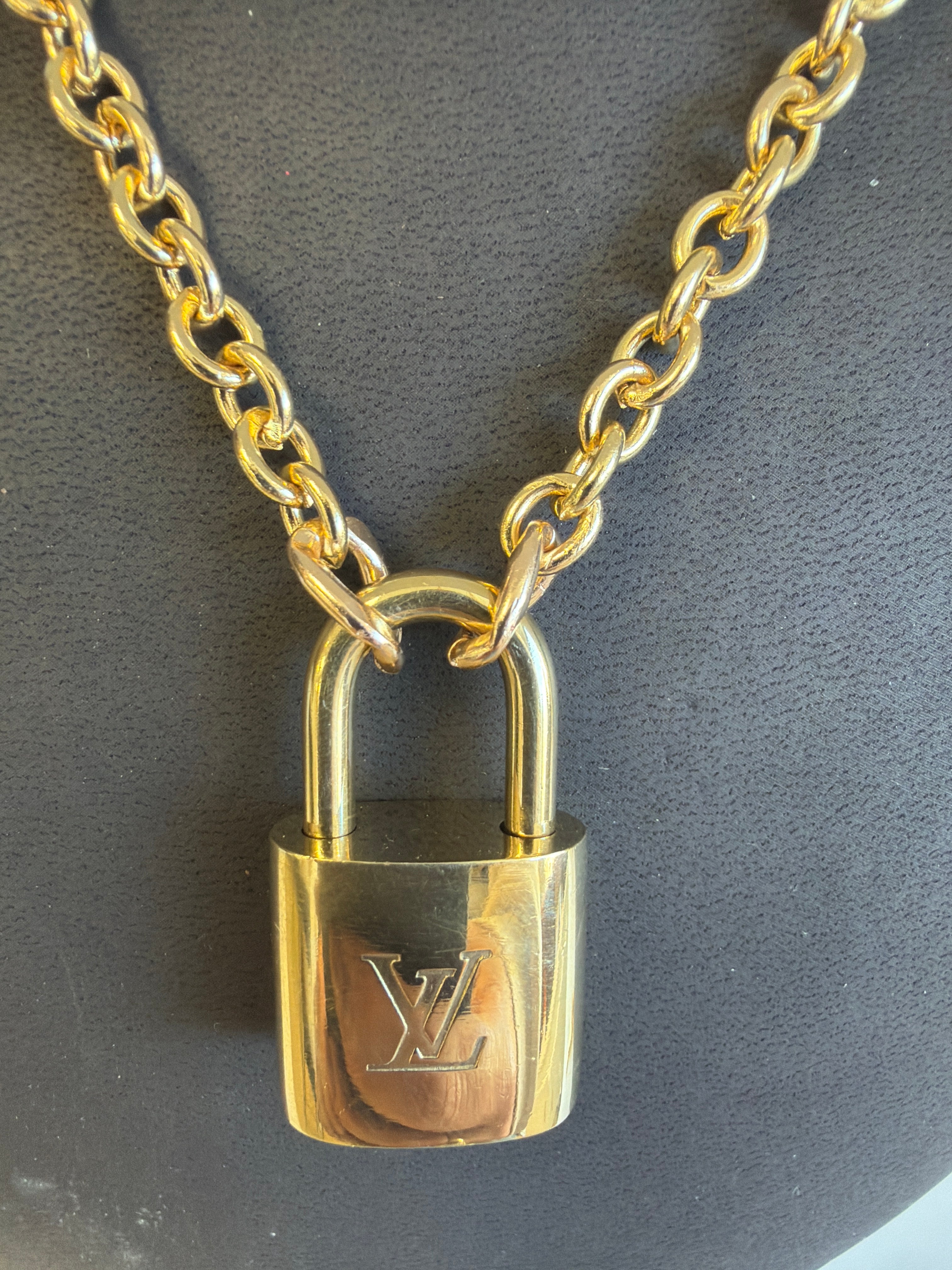 Louis Vuitton Lock & Key Necklace