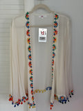 America & Beyond Embroidered Kimono