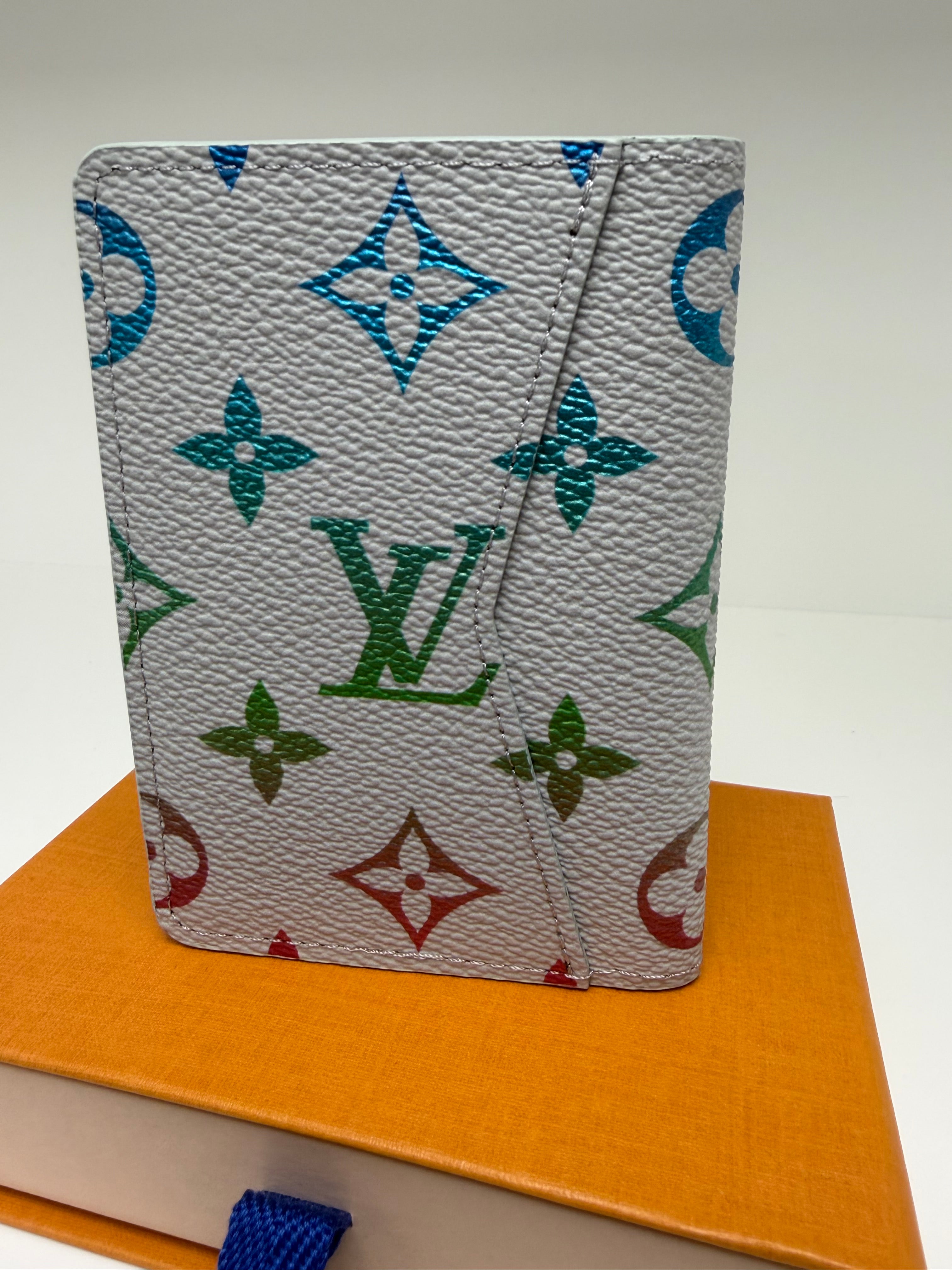 Louis Vuitton Pocket Organizer in Monogram Iridescent Gradient Grey