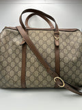 Gucci Nice Convertible Boston Bag - Brown