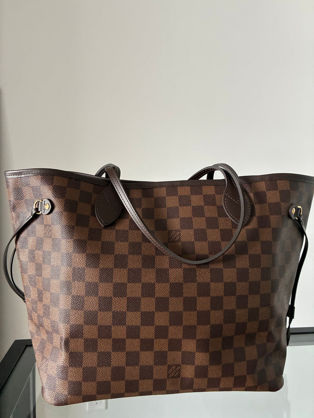 Louis Vuitton Damier Neverfull MM - Pink Interior