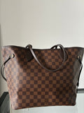 Louis Vuitton Damier Neverfull MM - Pink Interior
