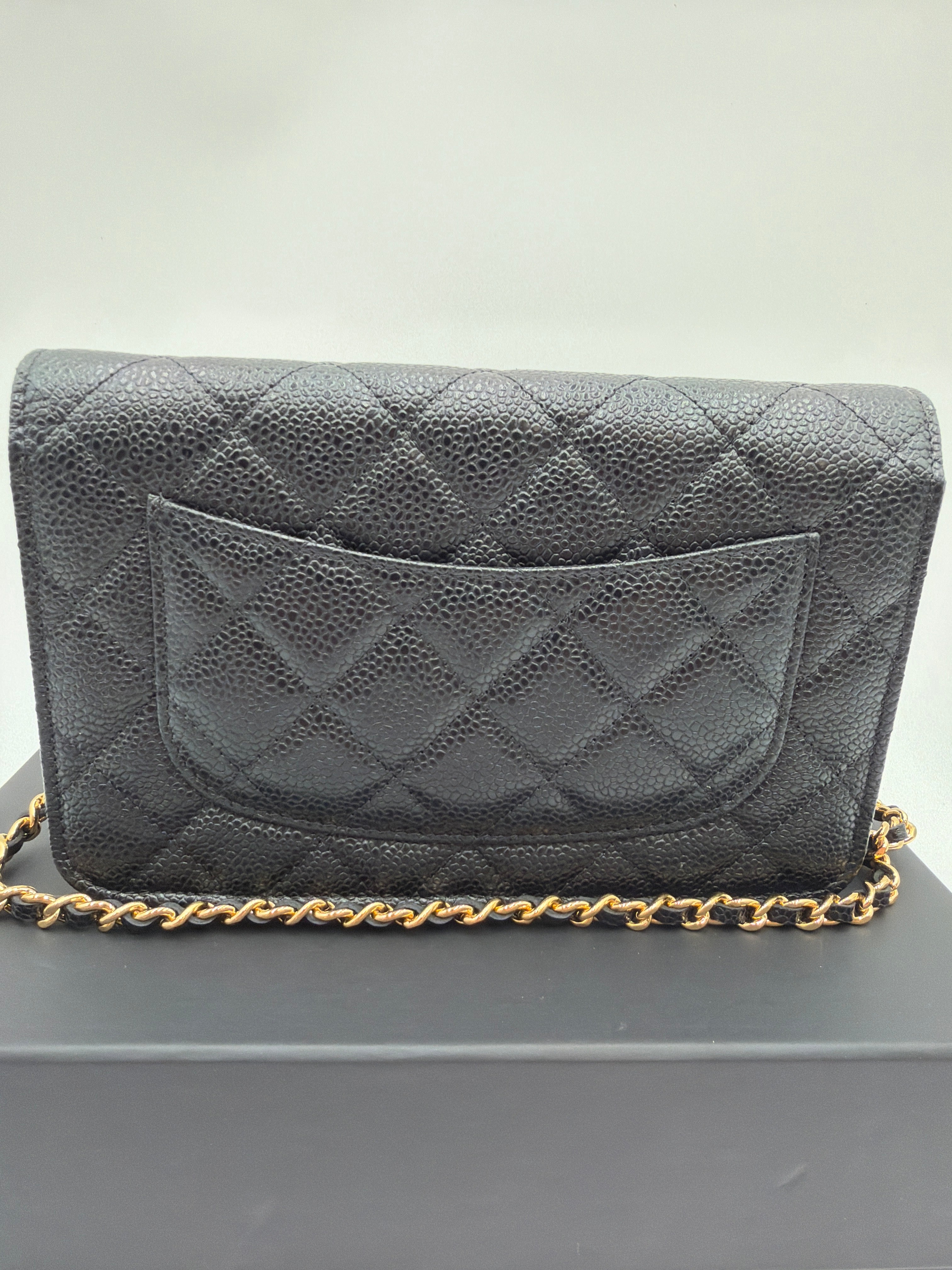 Chanel Caviar WOC Wallet on Chain