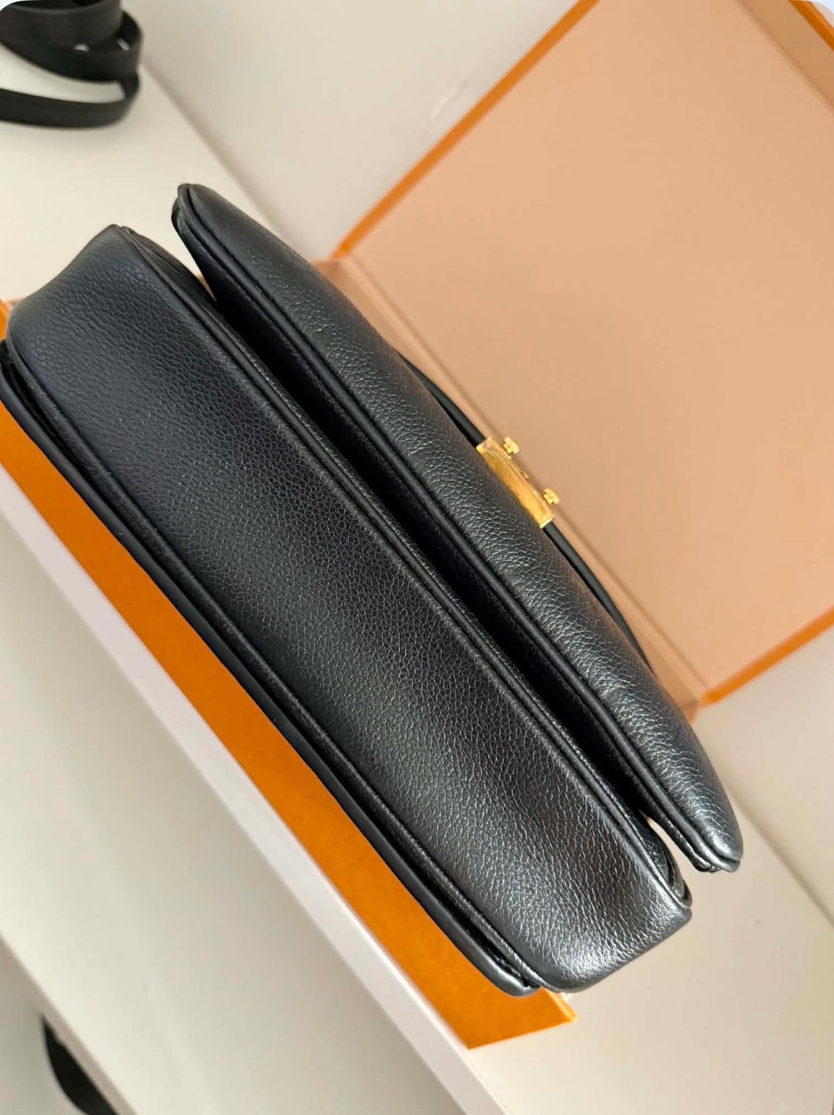 Louis Vuitton Pochette Metis Bag Black Empriente