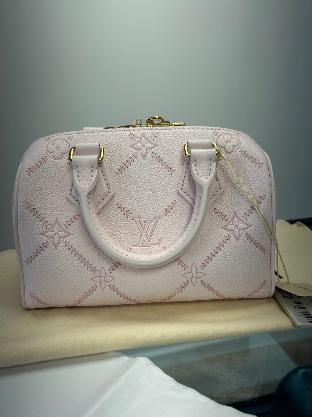 Louis Vuitton Speedy Bandouliere 20 🩷Pink Leather