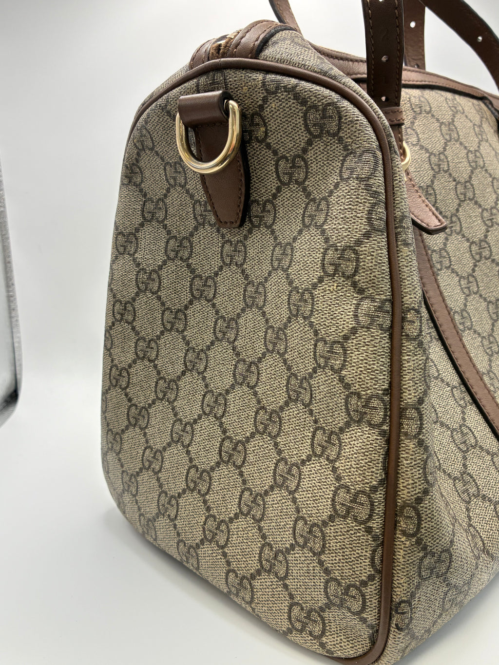 Gucci Nice Convertible Boston Bag - Brown