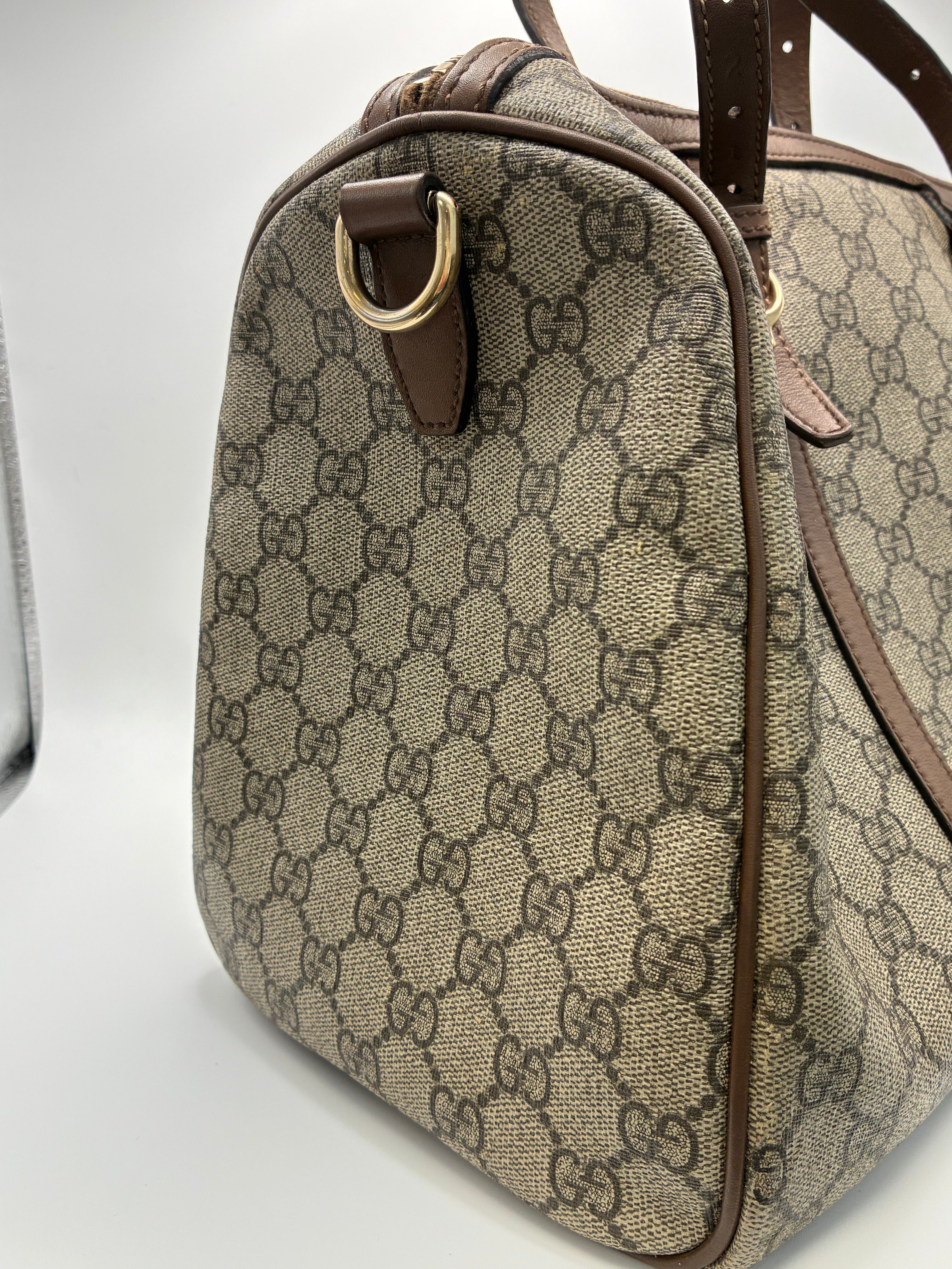 Gucci Nice Convertible Boston Bag - Brown