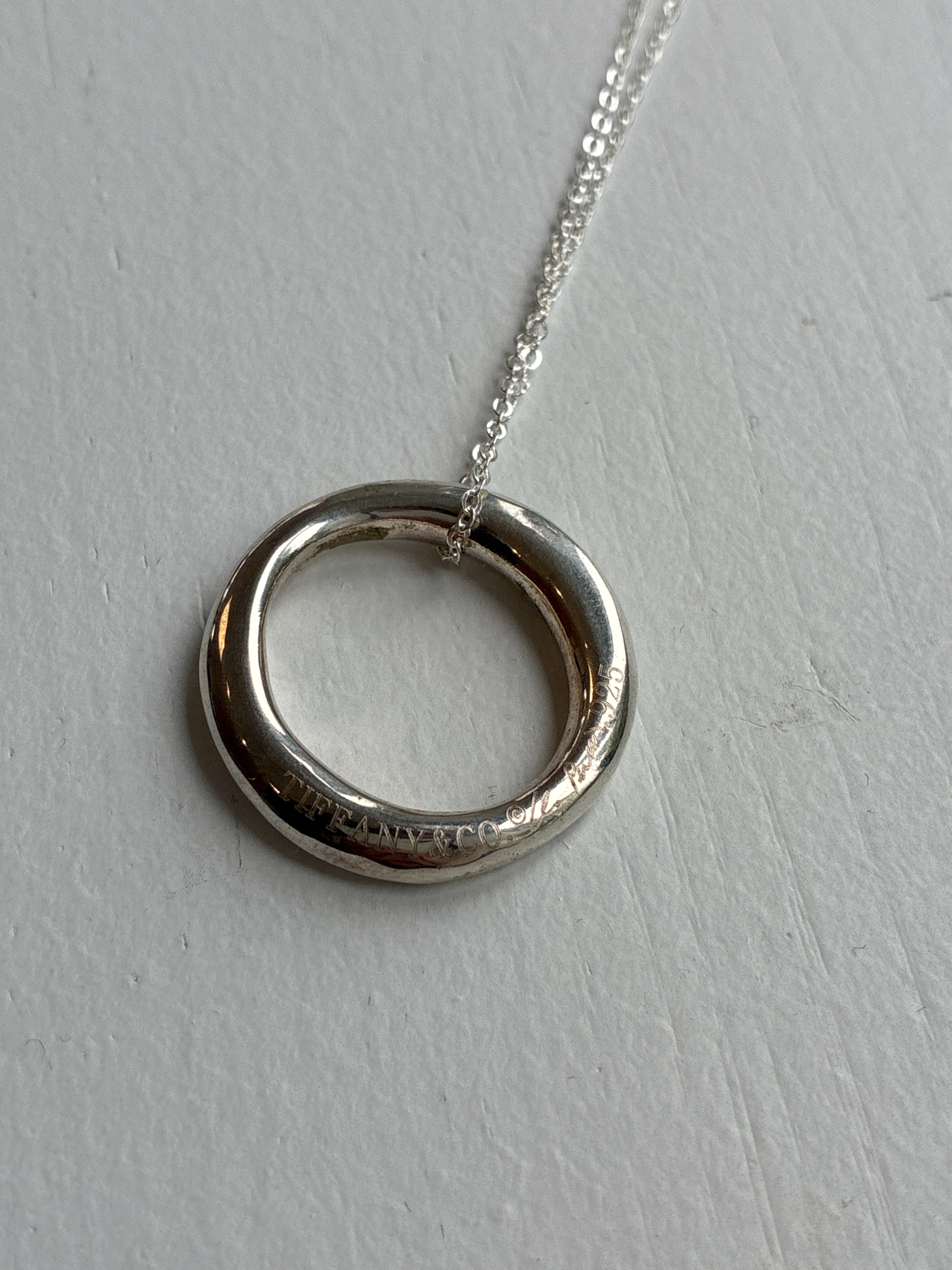 Tiffany & Co. 1837 Circle Pendant Necklace