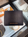 Michael Kors Jet Set Travel Saffiano Leather Flap Card Holder