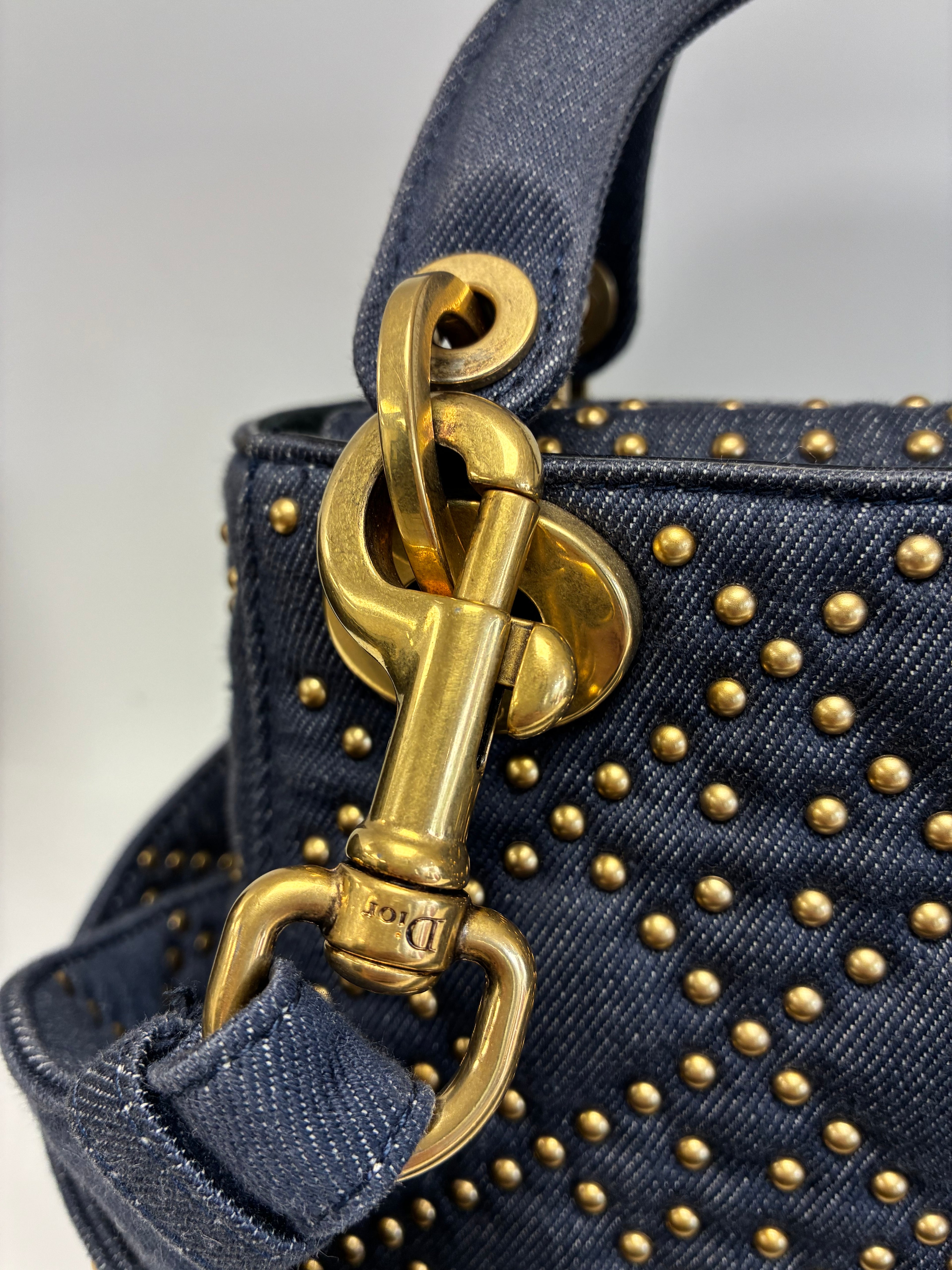 Christian Dior - Supple Mini Lady Dior Denim Handbag