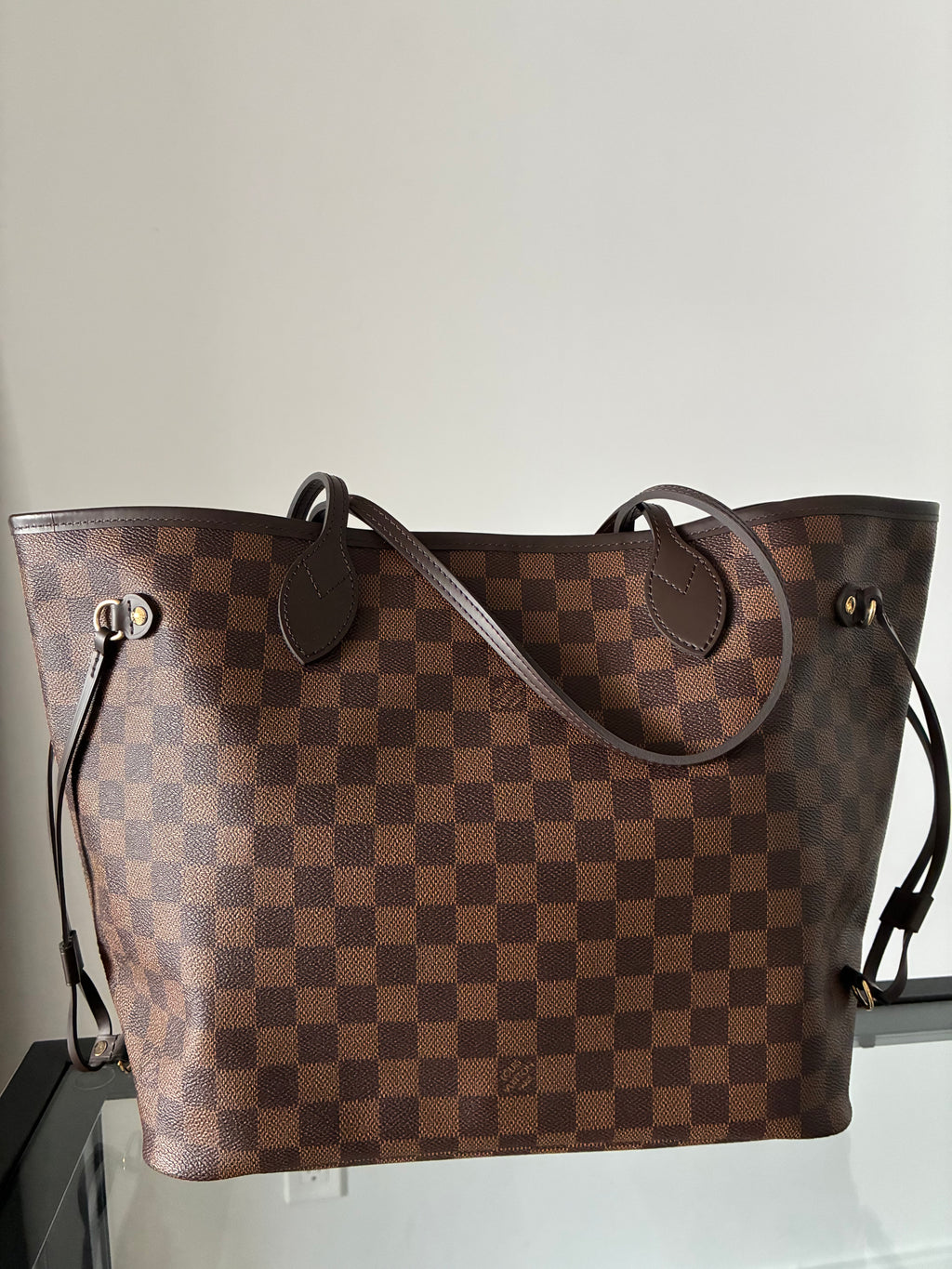 Louis Vuitton Damier Neverfull MM - Pink Interior