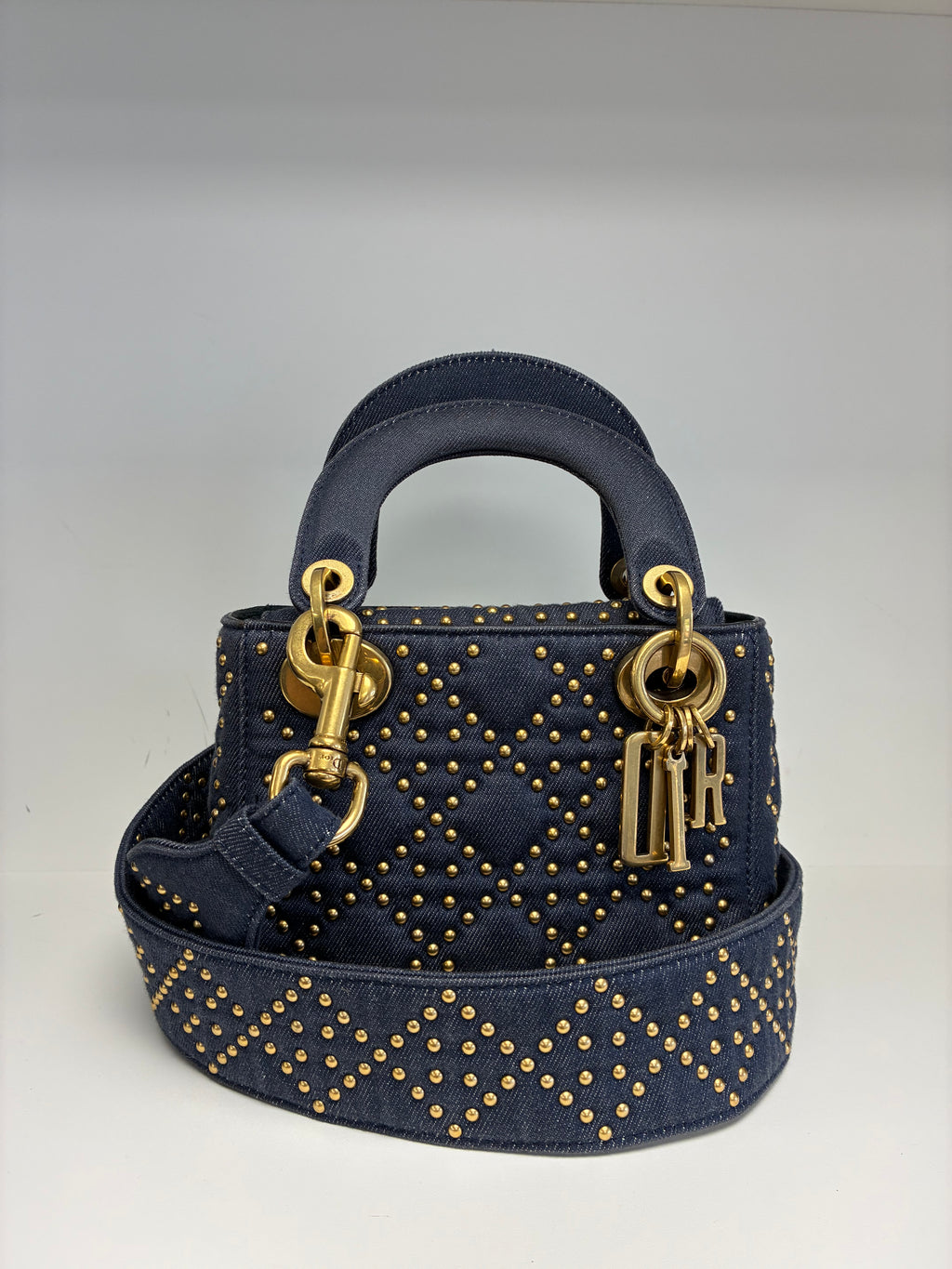 Christian Dior - Supple Mini Lady Dior Denim Handbag