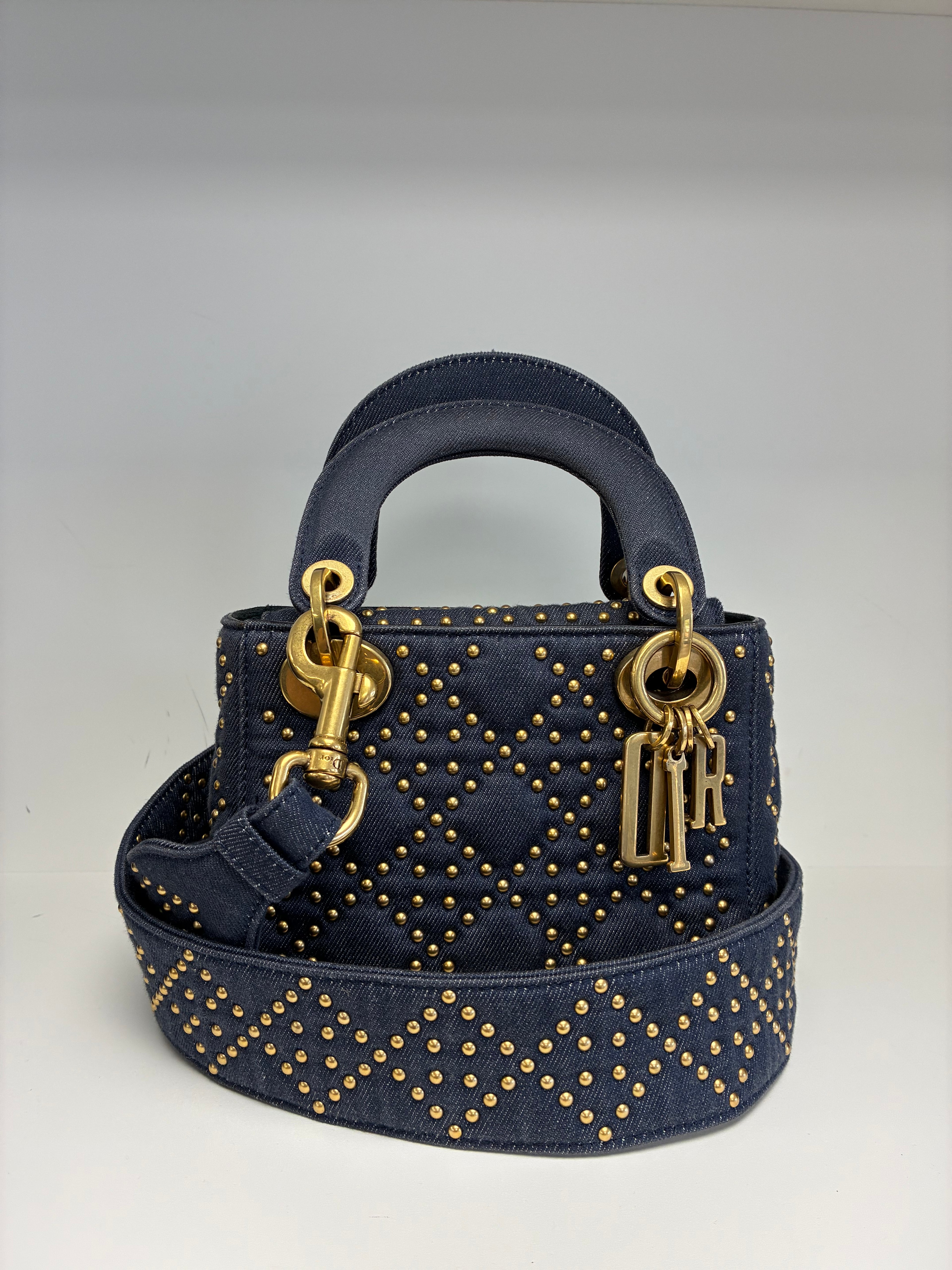 Christian Dior - Supple Mini Lady Dior Denim Handbag