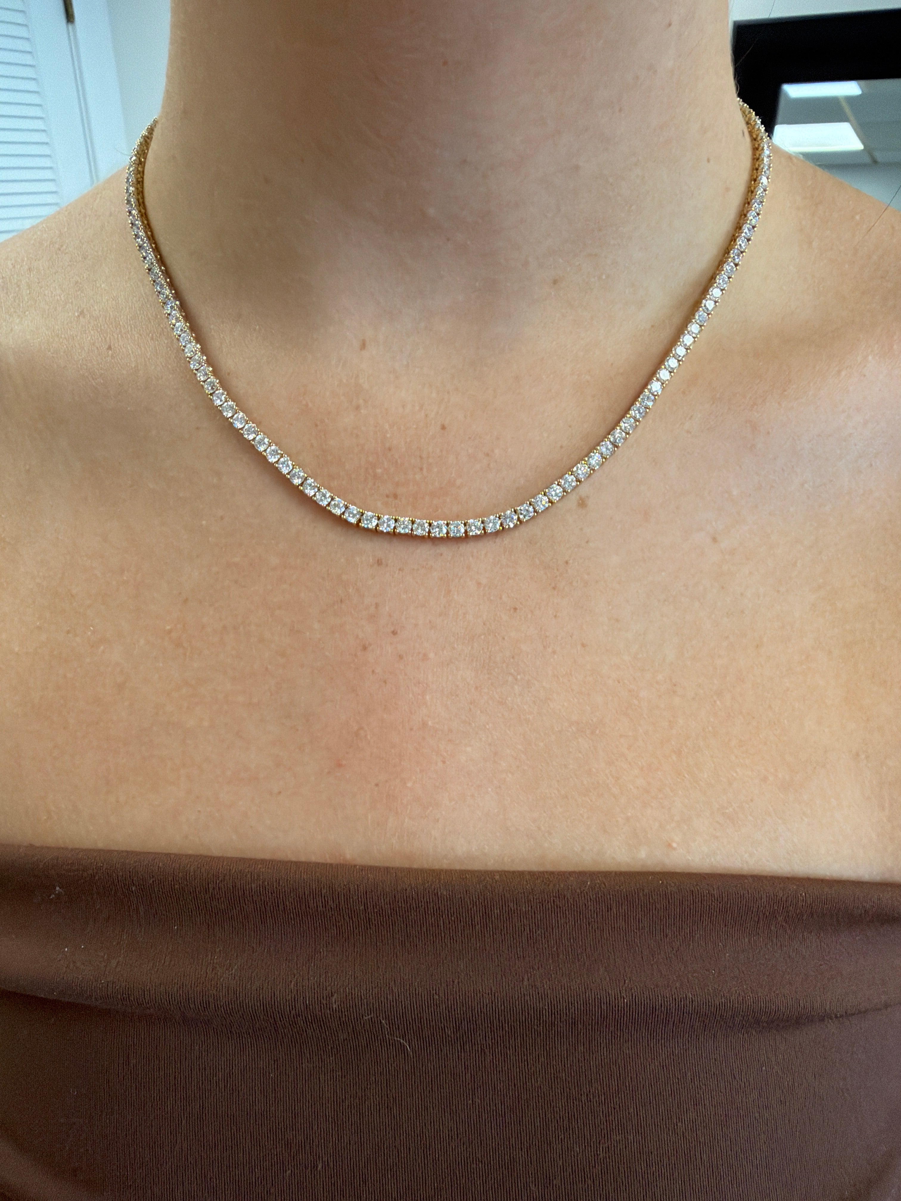 Tennis Necklace 13.625 CT