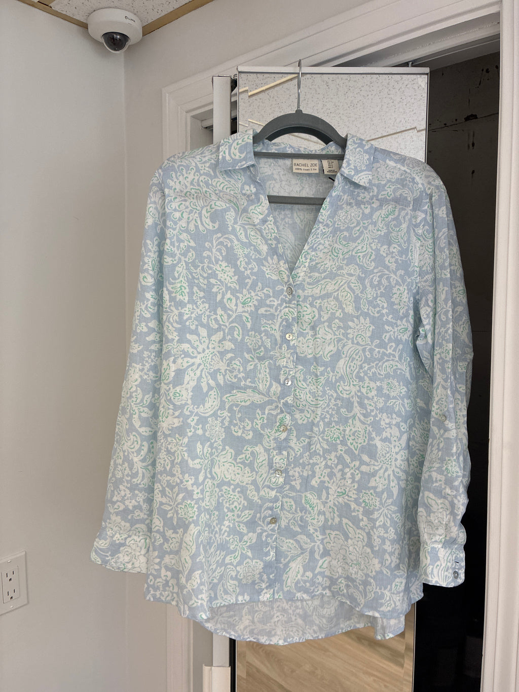 Rachel Zoe 100% Linen Blouse