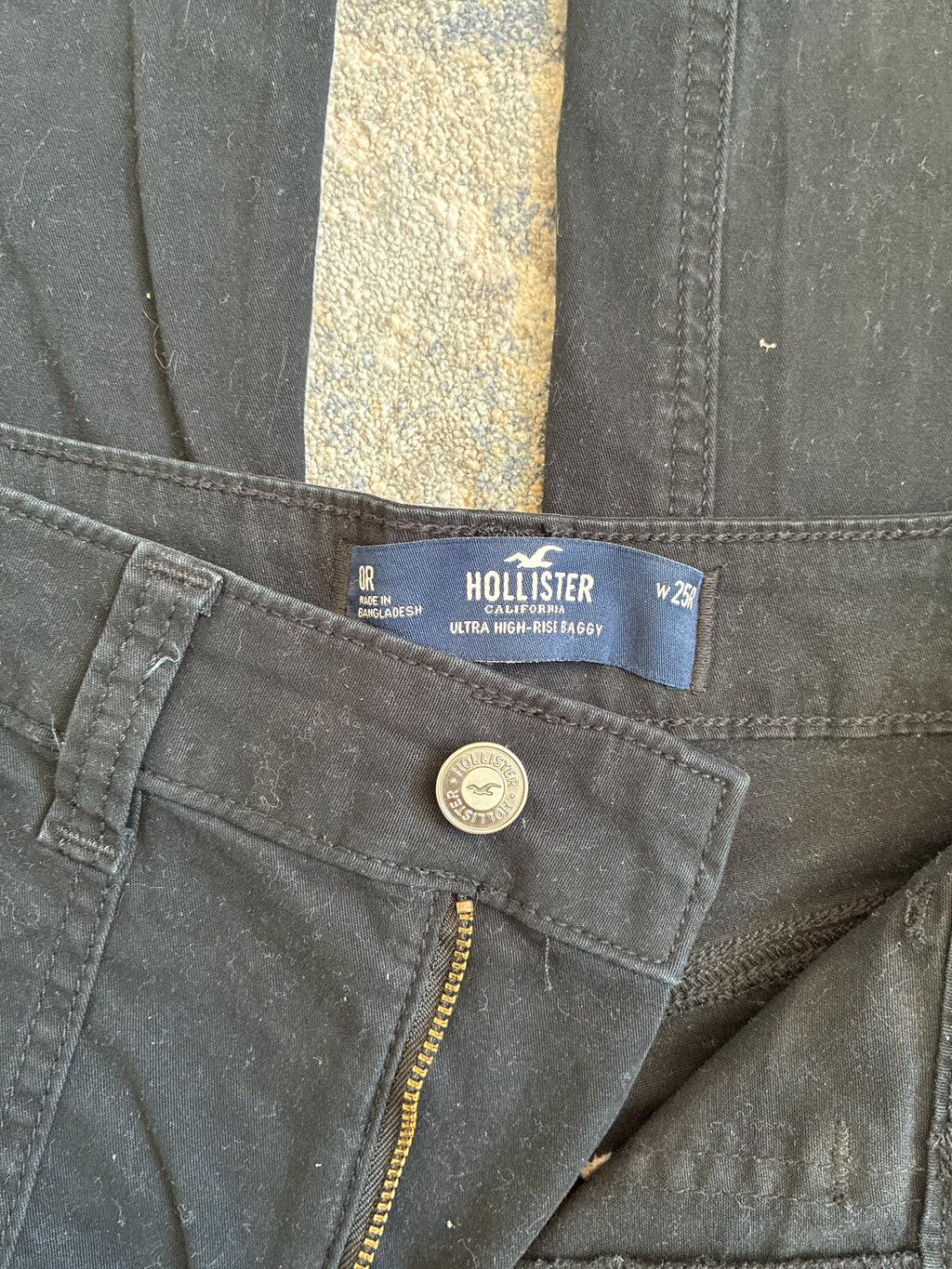 Black Baggy Cargo Pants