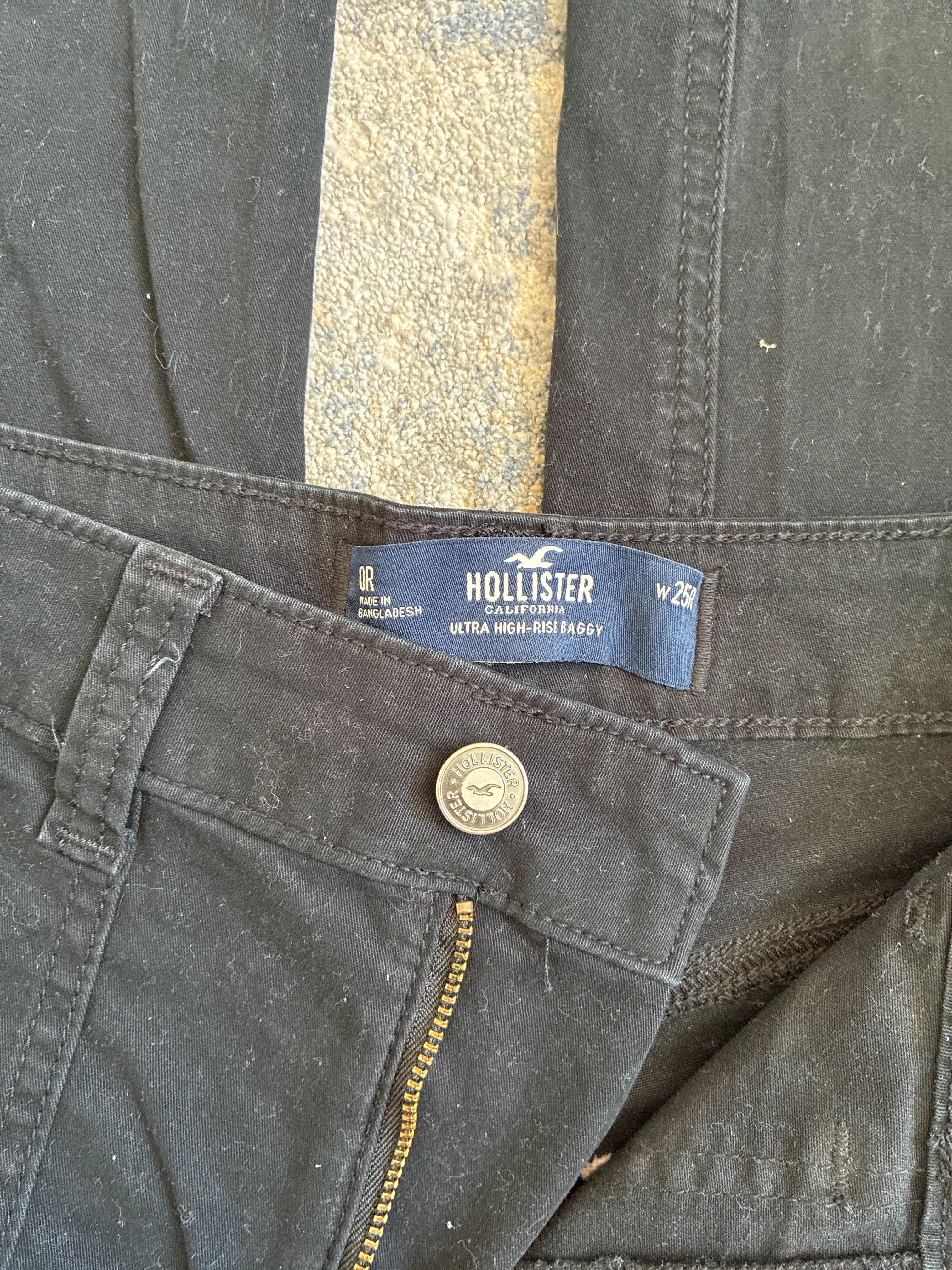 Black Baggy Cargo Pants
