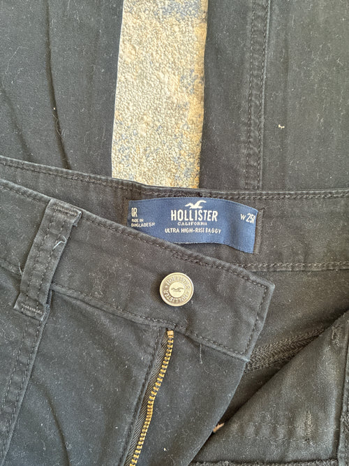 Black Baggy Cargo Pants