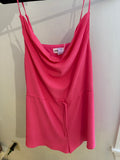 Hot pink dress