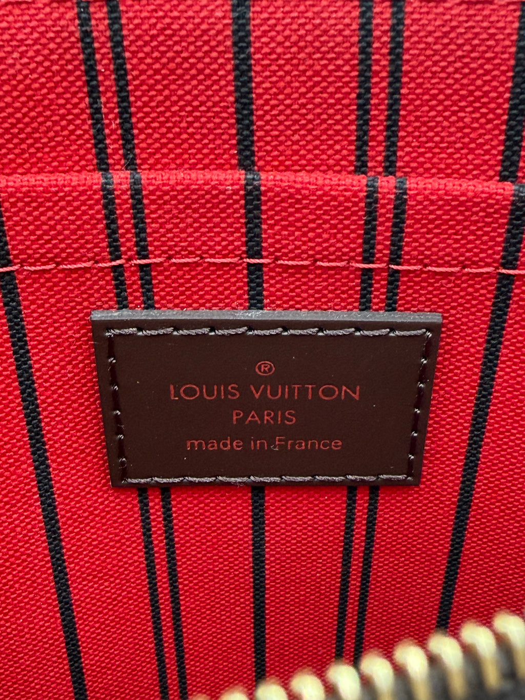 Louis Vuitton Neverfull GM Damier - Red Interior with pouch
