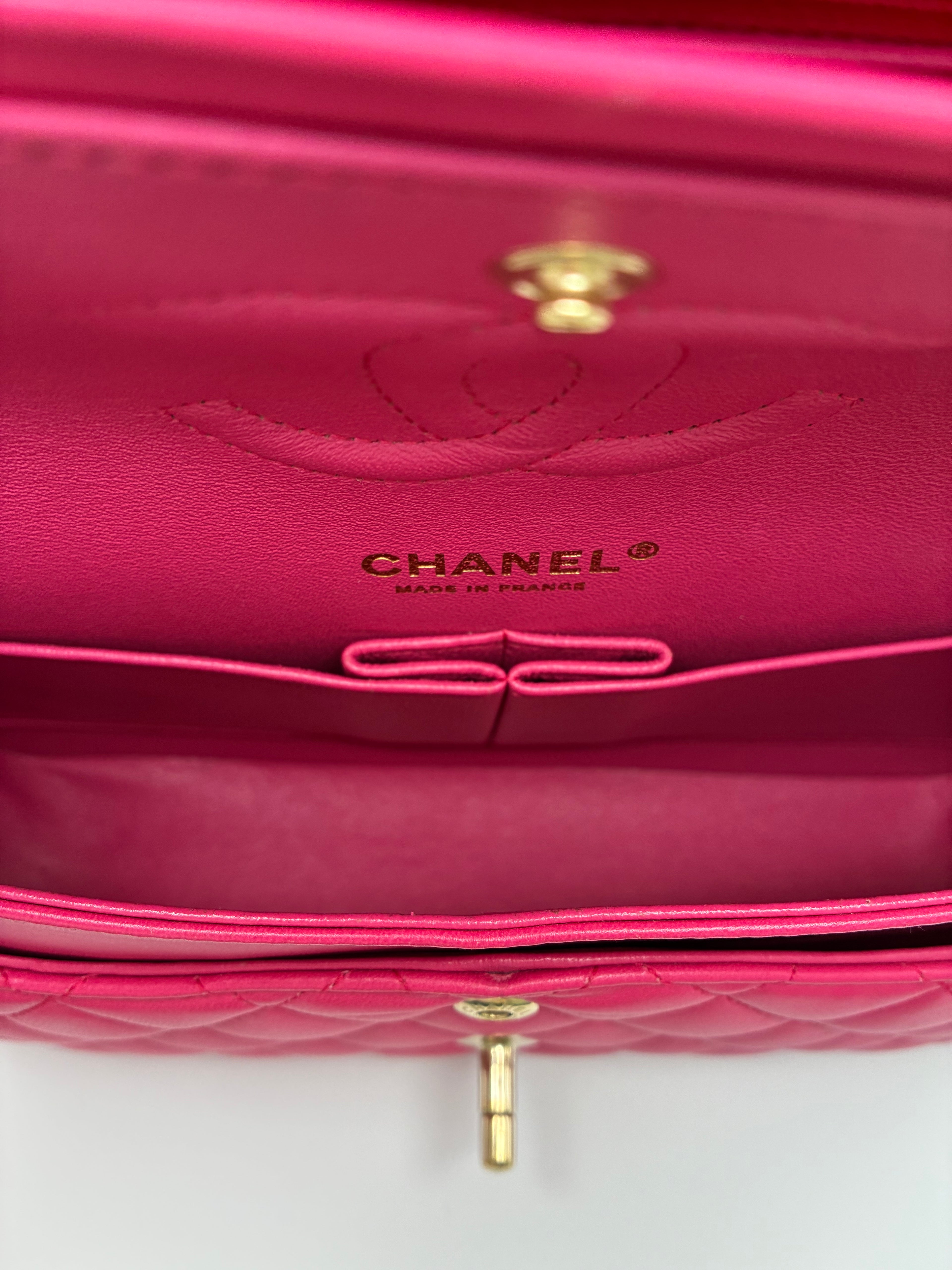 Chanel Pink Double Flap size Medium