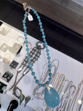 Sterling silver turquoise necklace
