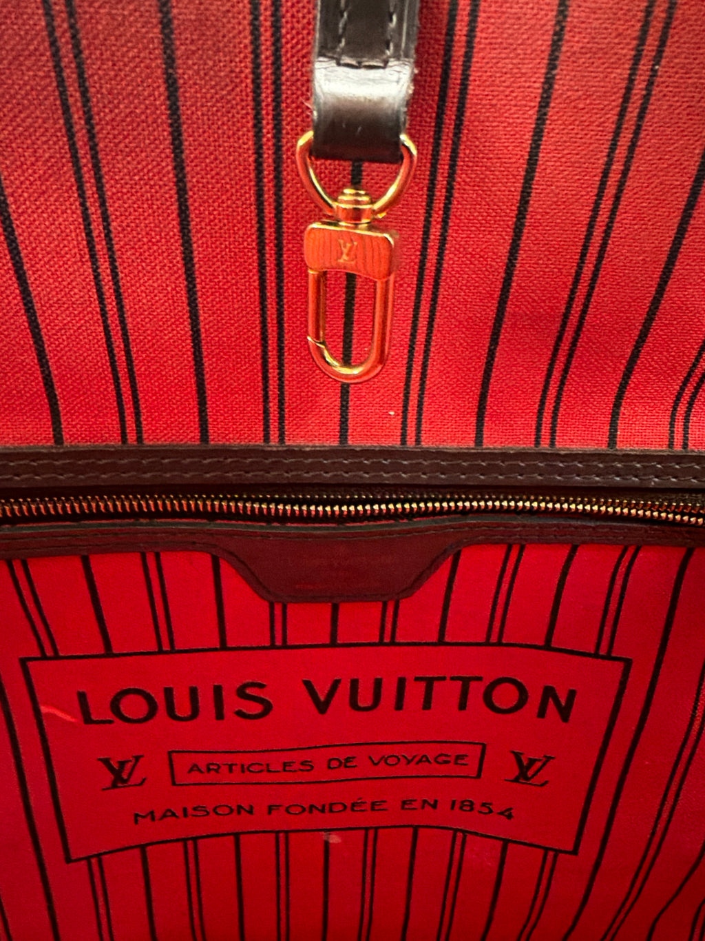 Louis Vuitton Neverfull MM in Damier Ebene