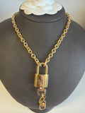 Louis Vuitton Lock & Key Necklace
