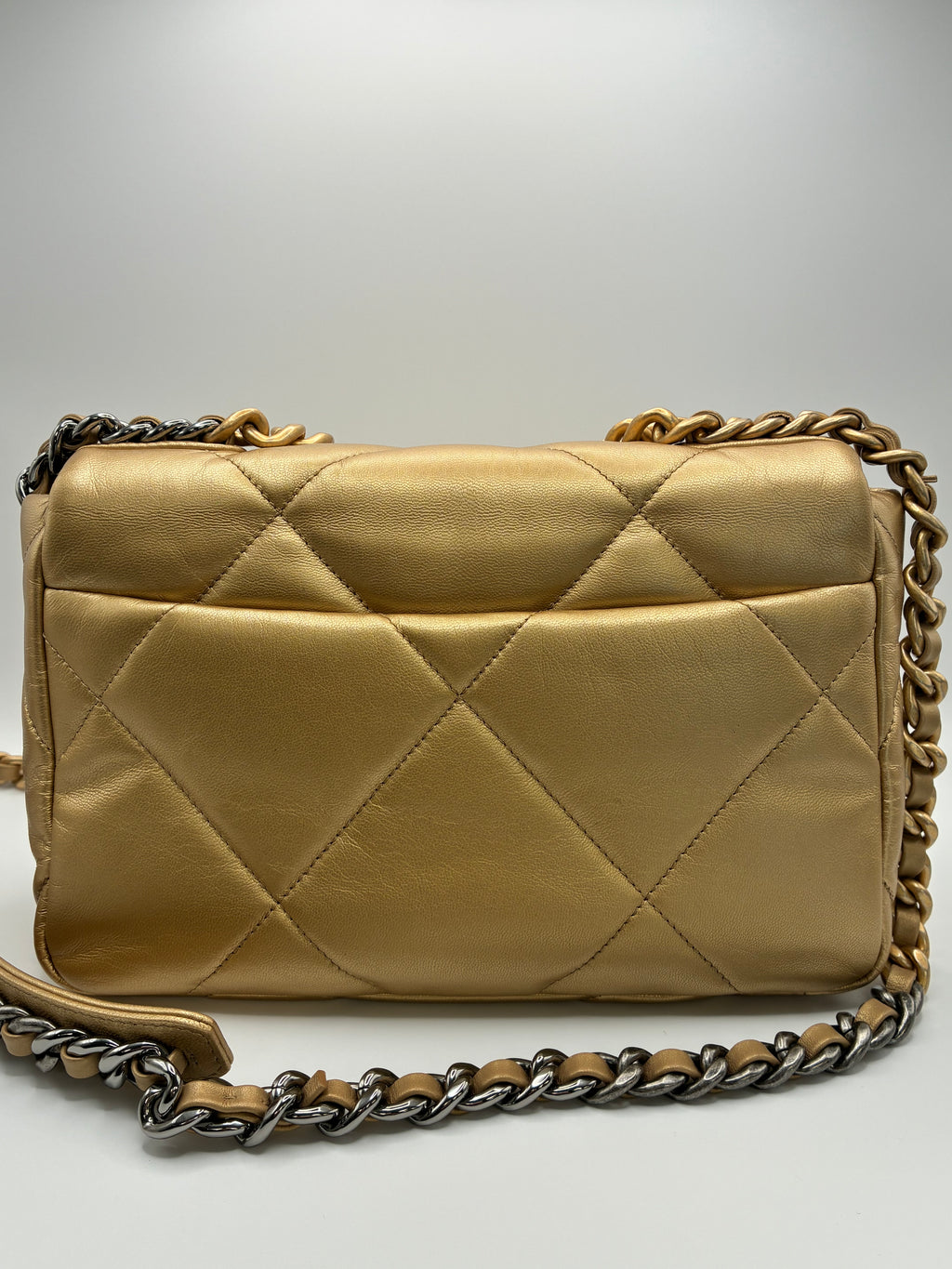 Chanel C19 - Metallic Gold - Size Small- Rare!