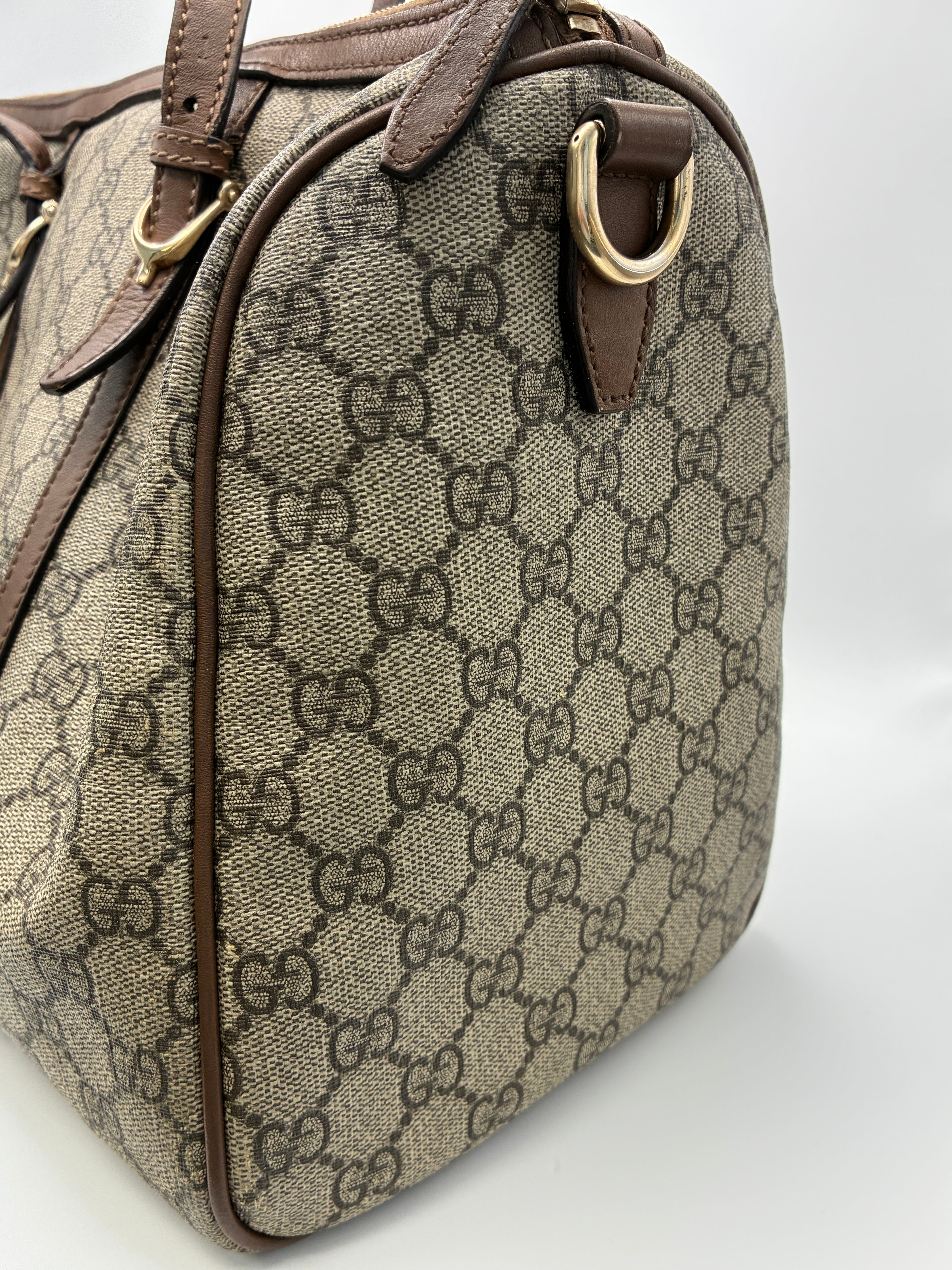 Gucci Nice Convertible Boston Bag - Brown