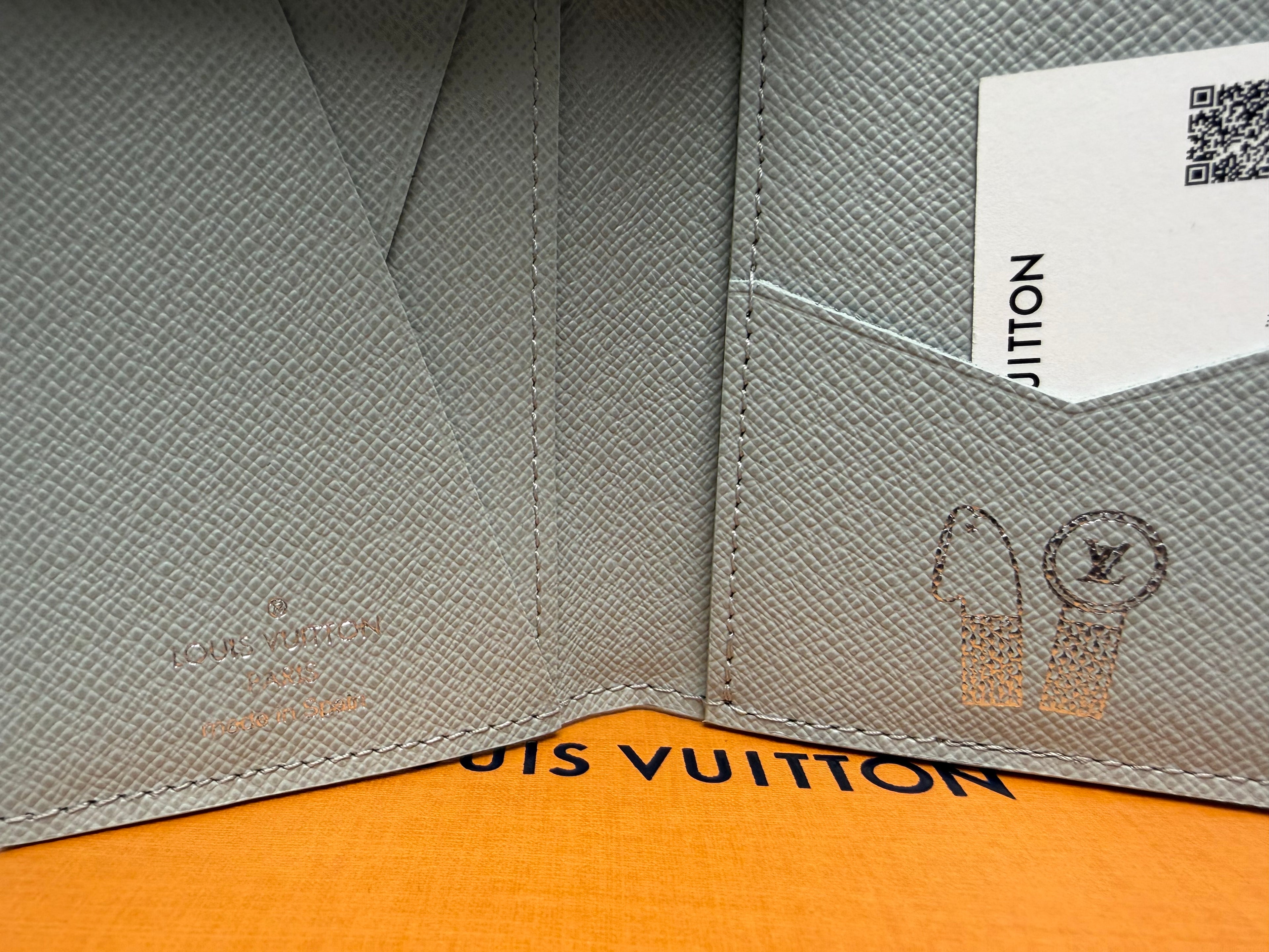 Louis Vuitton Pocket Organizer in Monogram Iridescent Gradient Grey