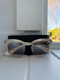 Prada 61O 49-17-140 Silver Brown/Ivory 1BC-1J1