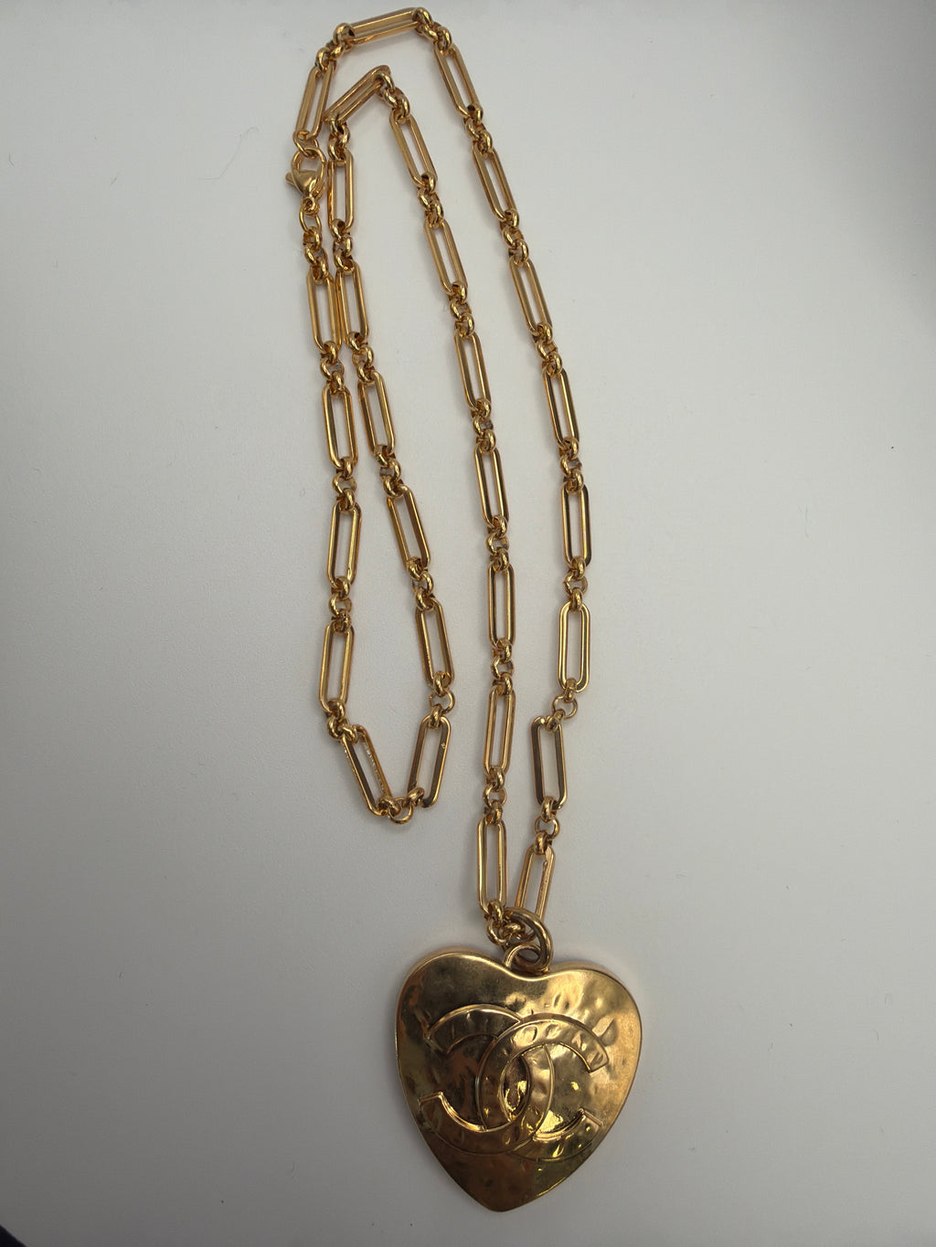 Chanel CC Heart Necklace