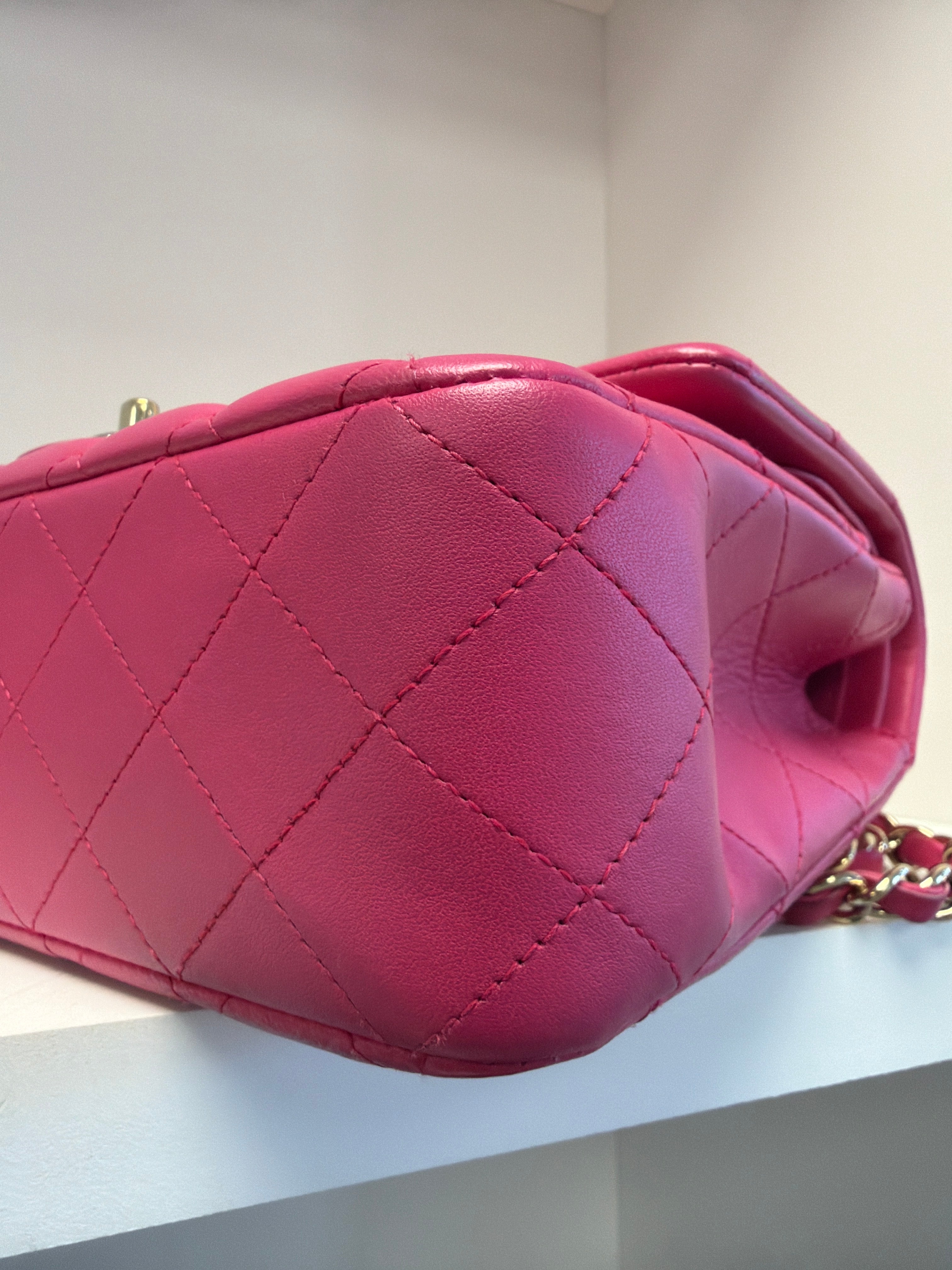 Chanel Pink Double Flap size Medium