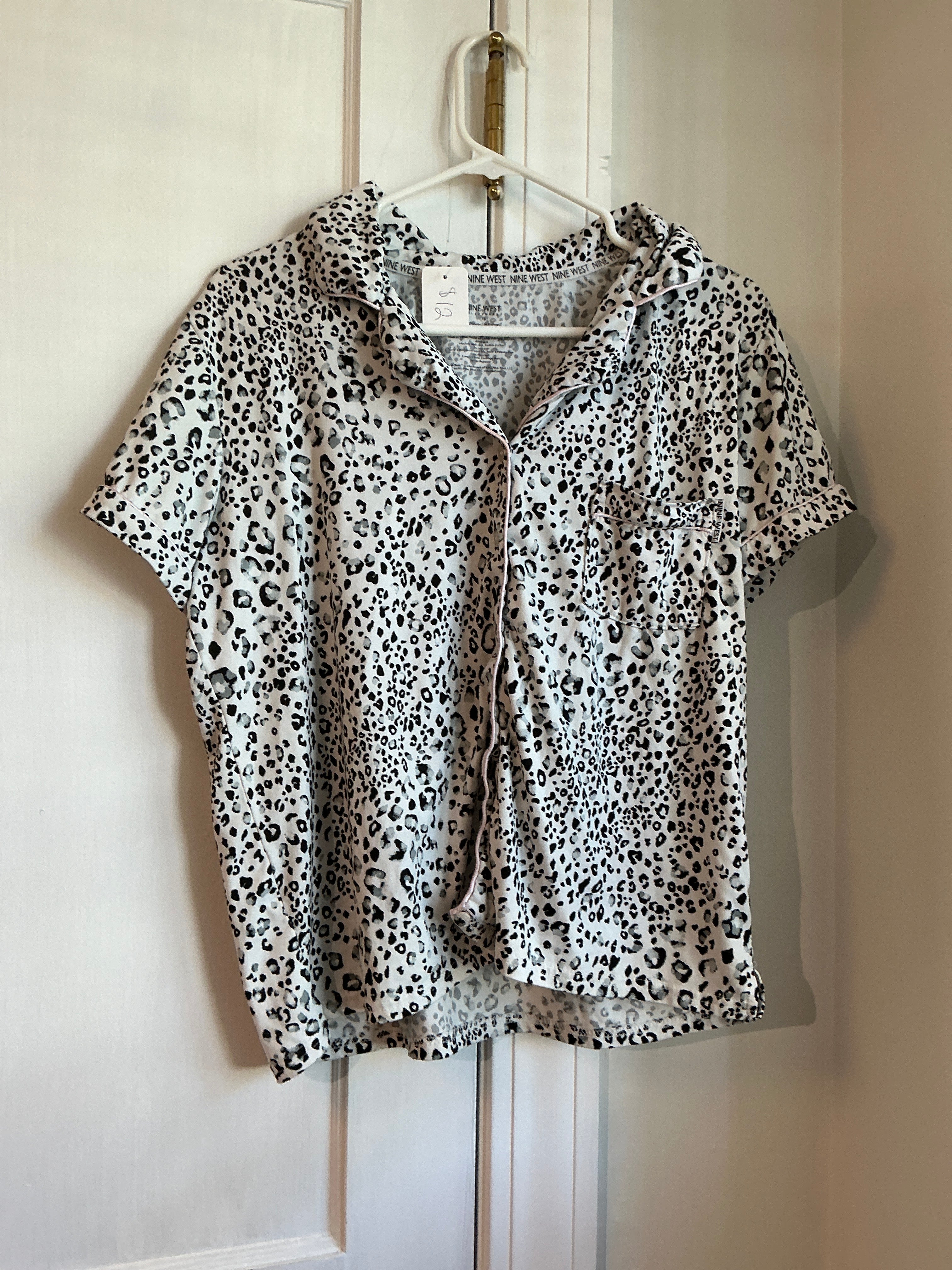 Nine West Short-Sleeve Pajama top