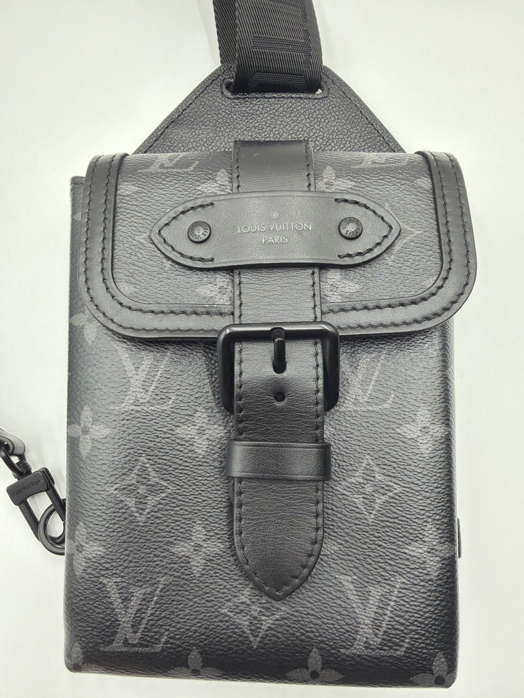 Louis Vuitton Monogram Eclipse Saumur Sling Bag