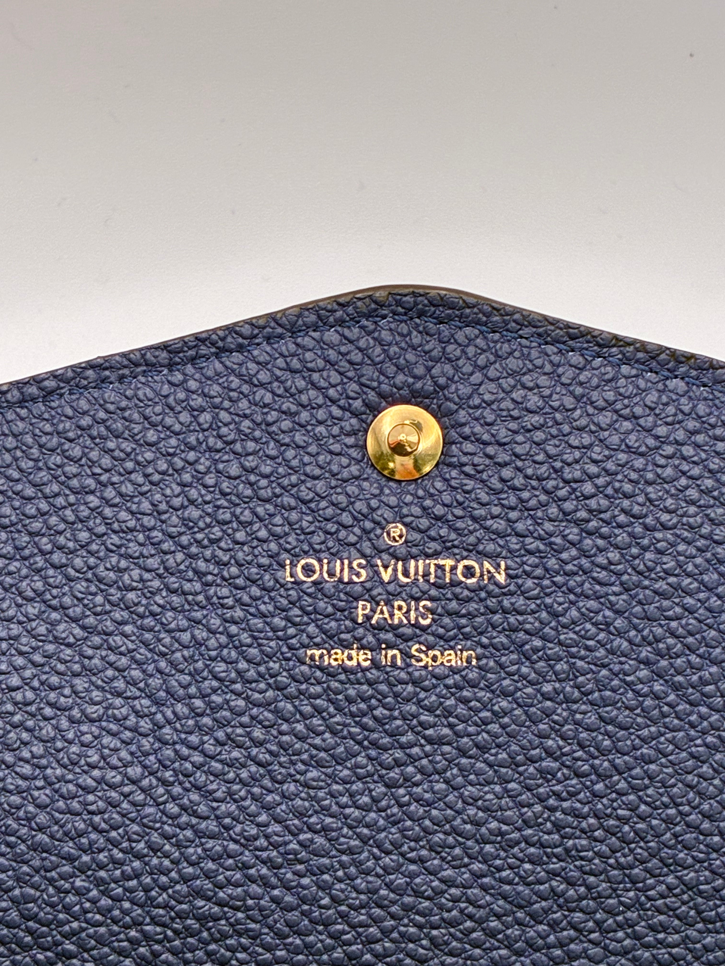 Louis Vuitton Iris Monogram Empreinte Portefeuille Curieuse Wallet & Zipper pouch