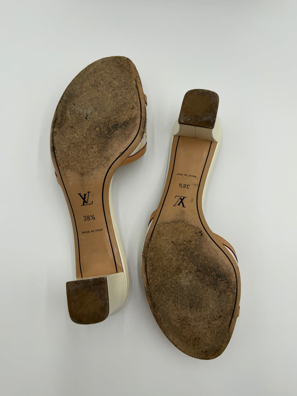 Louis Vuitton x Takashi Murakami Monogram Kitten Heels - White