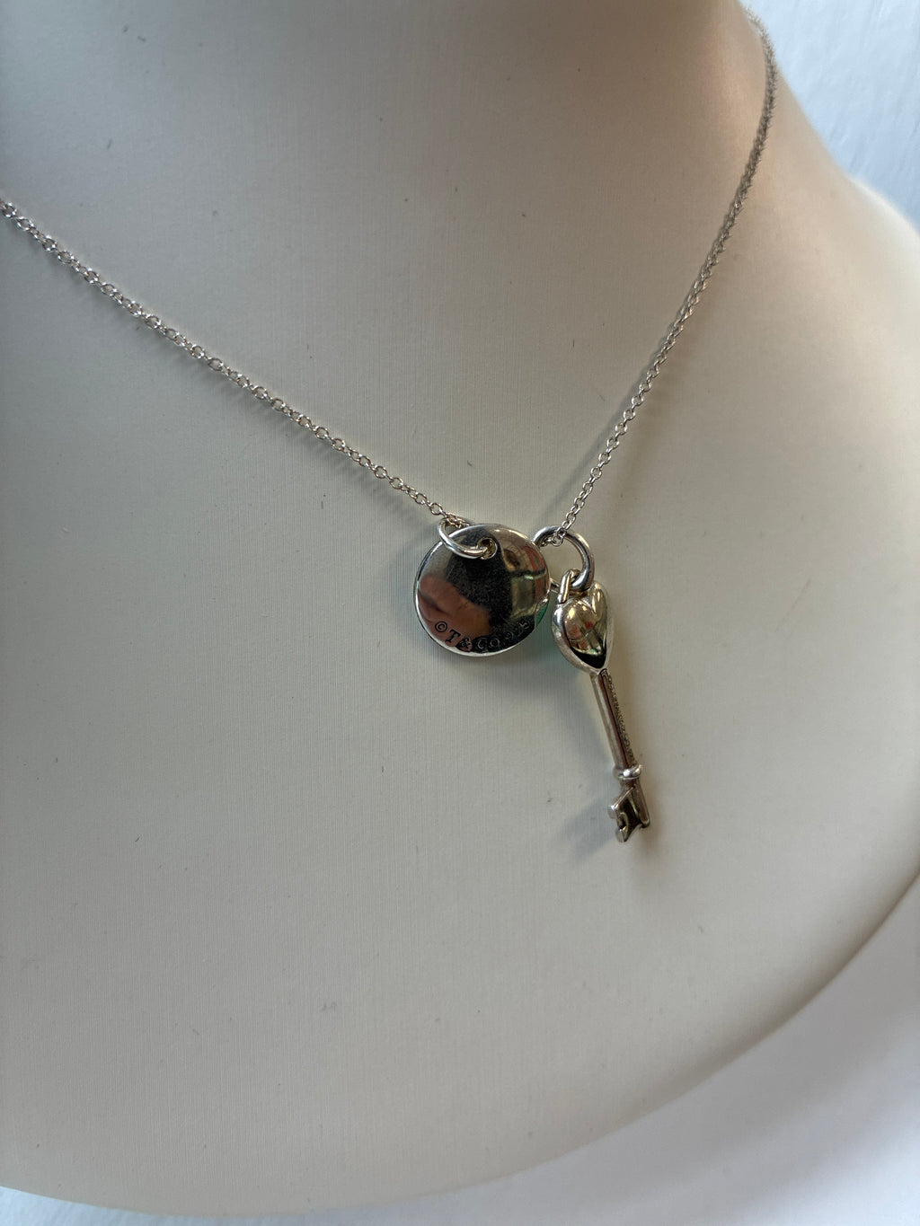 Tiffany & Co. Heart Key and A Necklace
